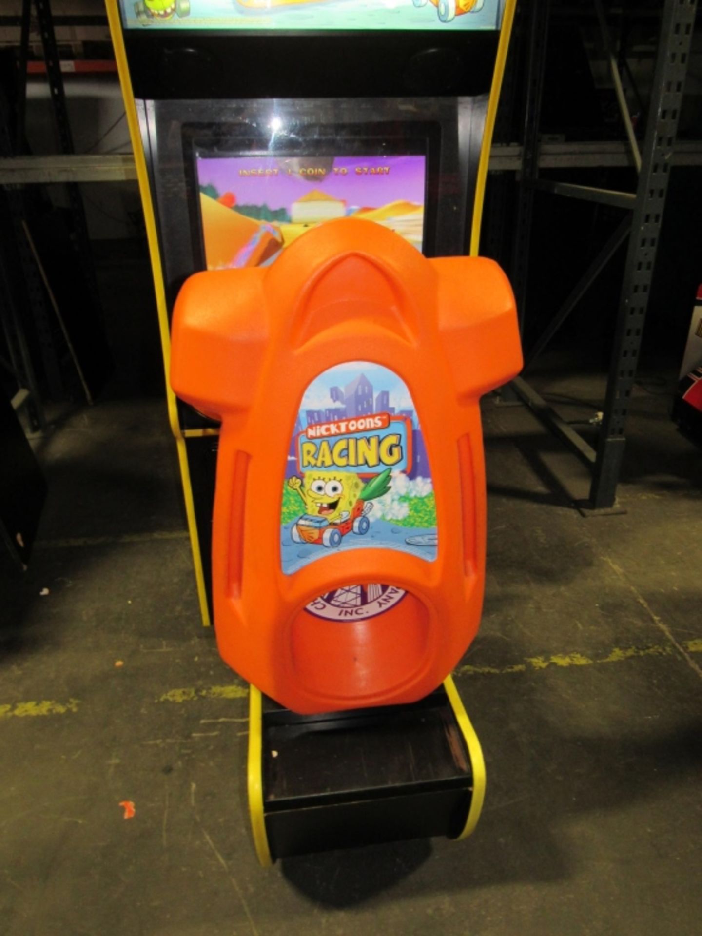 NICKTOONS RACING KIDS SITDOWN ARCADE GAME - Image 6 of 6