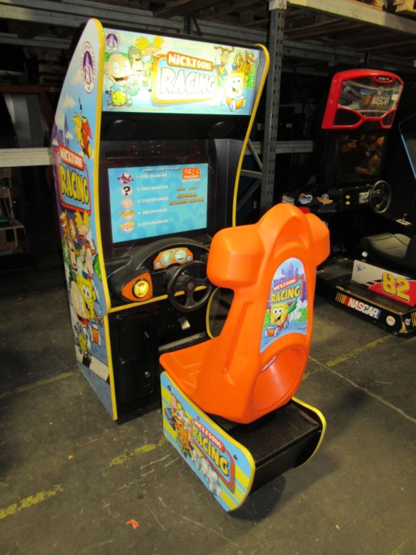 NICKTOONS RACING KIDS SITDOWN ARCADE GAME