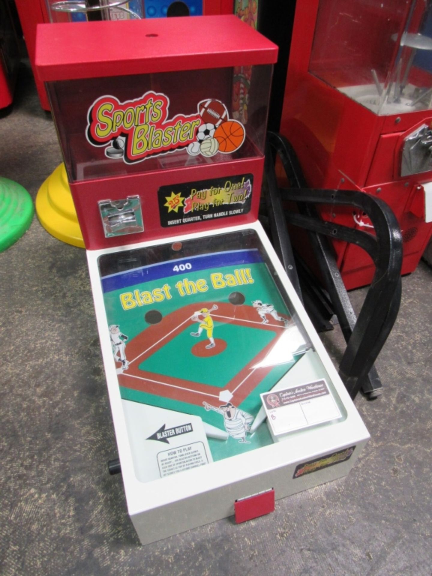 SPORTS BLASTER BASEBALL PRIZE VENDING GAME