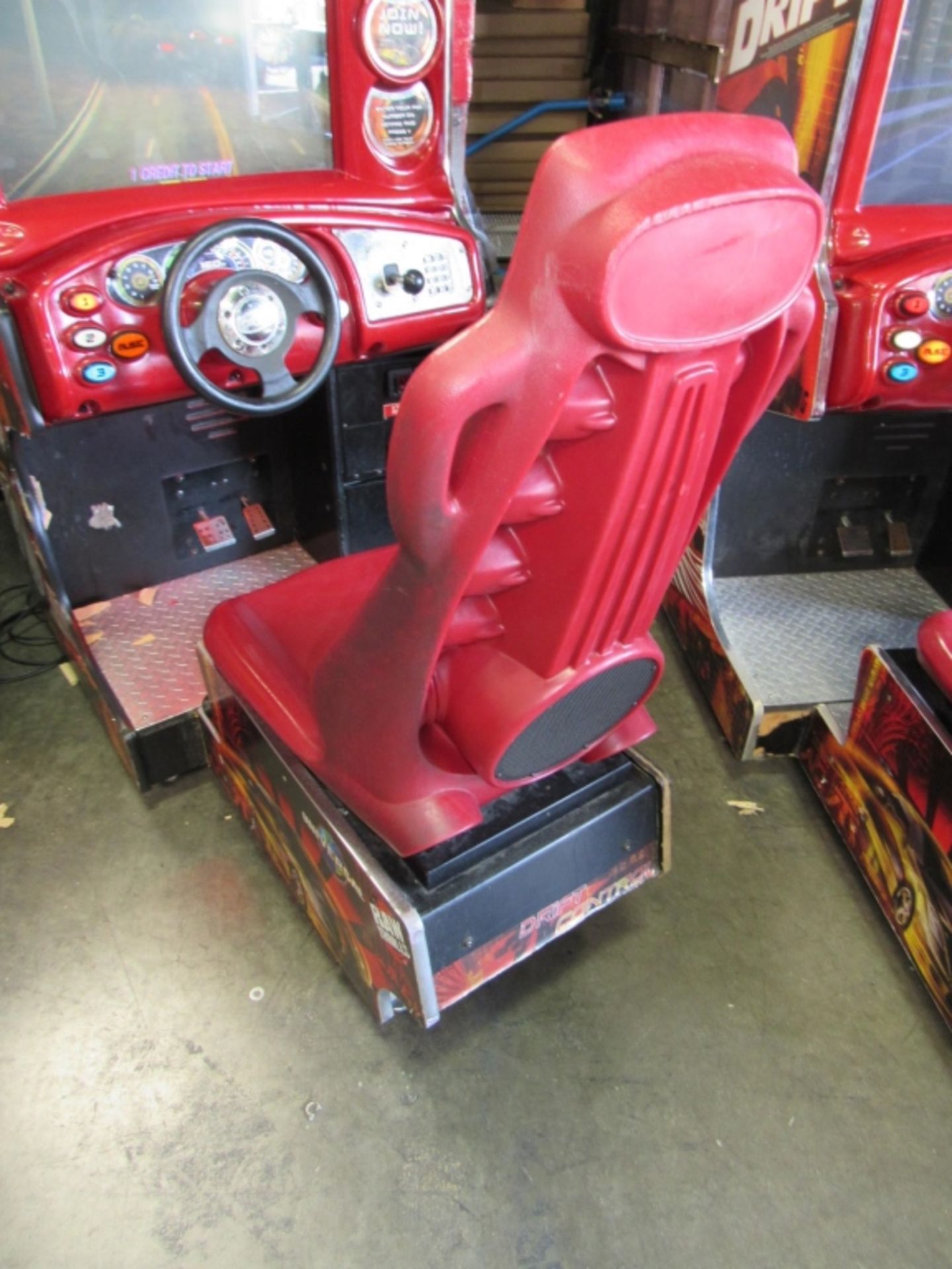 DRIFT F&F DEDICATED RED CAB RACING ARCADE GAME #3 - Image 4 of 7