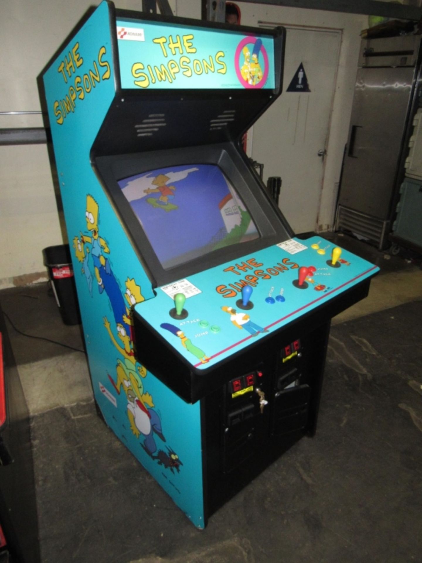 THE SIMPSONS 4 PLAYER ARCADE GAME KONAMI - Image 6 of 8