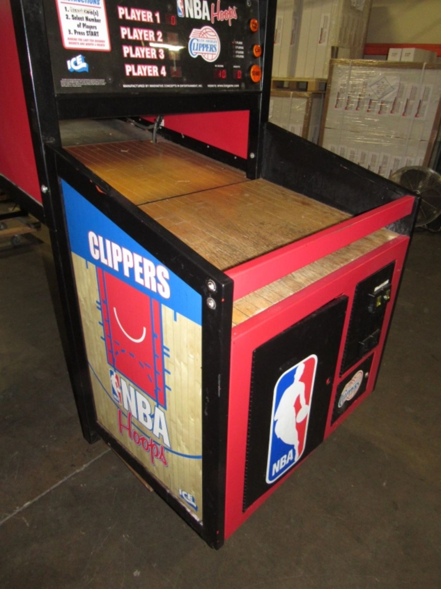 NBA HOOPS L.A. CLIPPERS BASKETBALL REDEMPTION GAME - Image 6 of 6