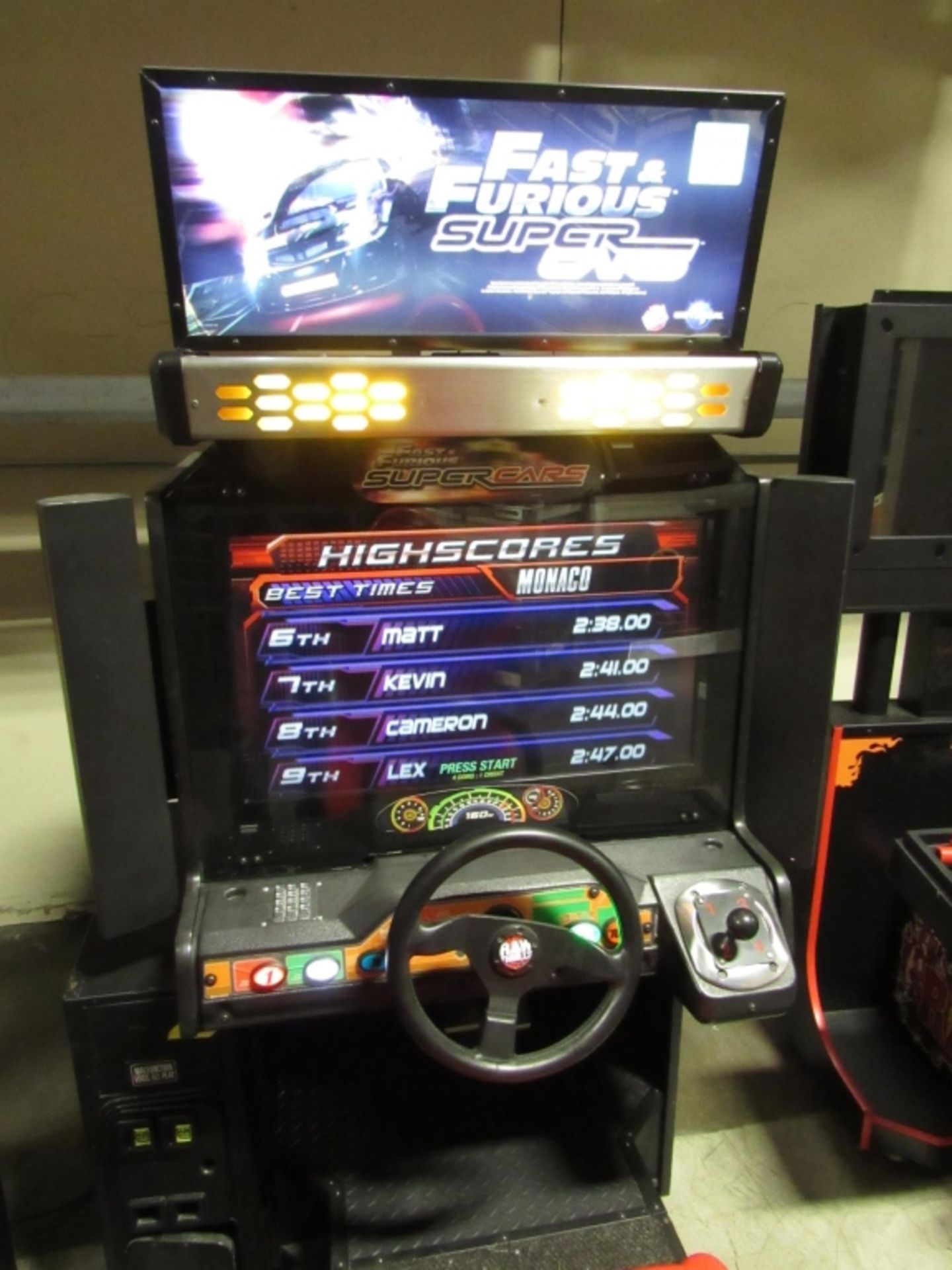 SUPER CARS FAST & FURIOUS RACING ARCADE GAME - Image 2 of 6