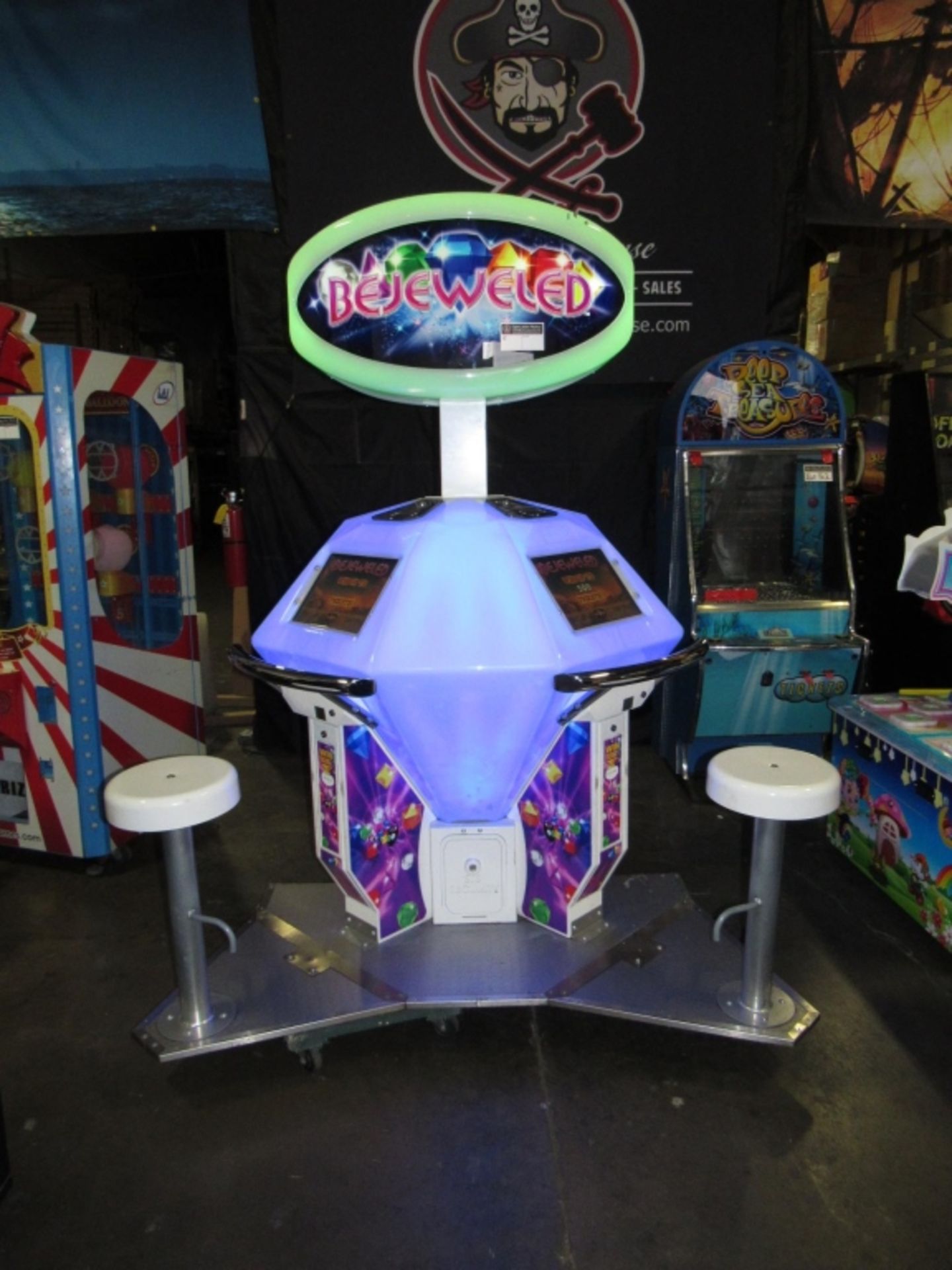 BEJEWELED UPRIGHT DELUXE ARCADE GAME