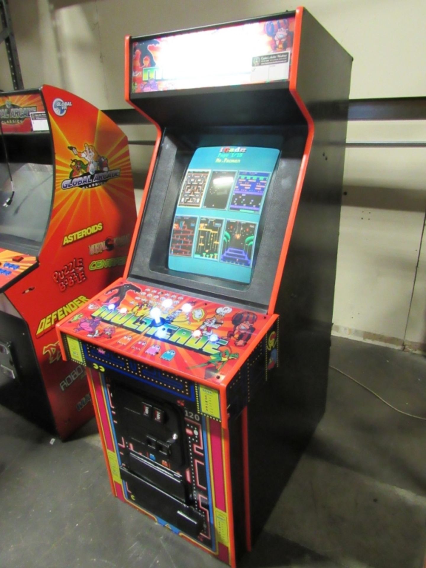 MULTICADE UPRIGHT 60 IN 1 CLASSIC ARCADE GAMES VT - Image 9 of 10