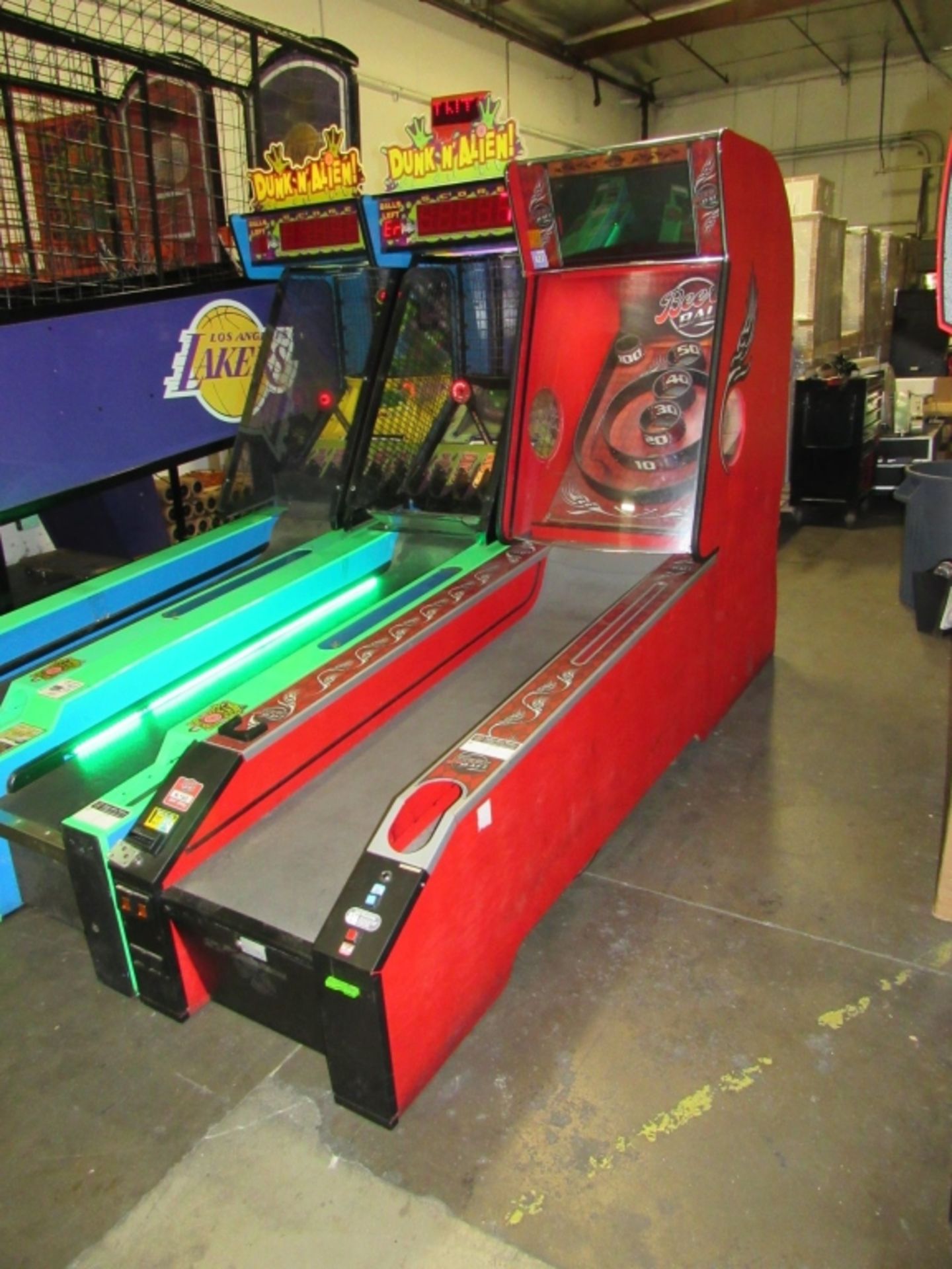 BEER BALL ALLEY ROLLER REDEMPTION GAME BAYTEK