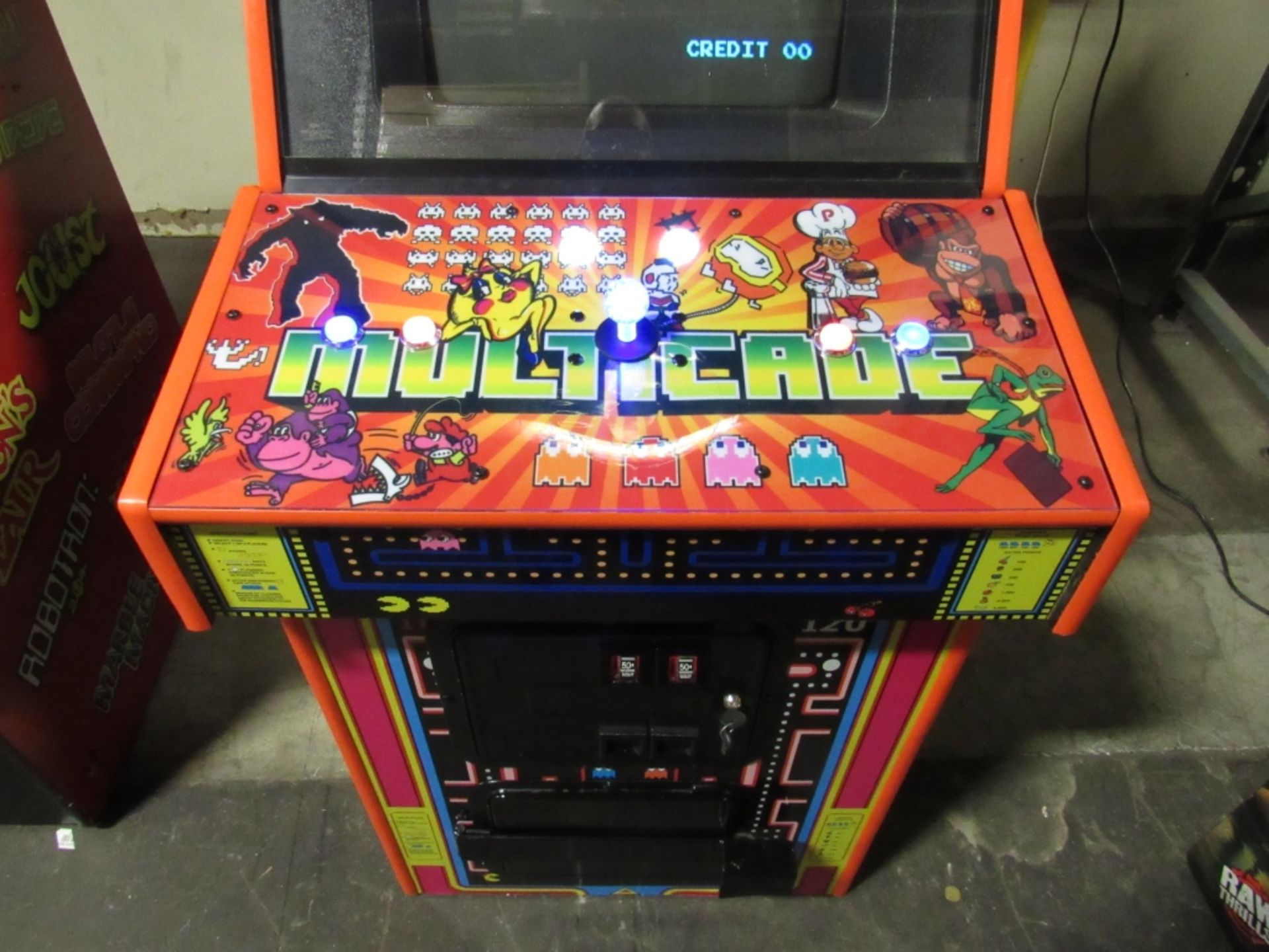 MULTICADE UPRIGHT 60 IN 1 CLASSIC ARCADE GAMES VT - Image 5 of 10