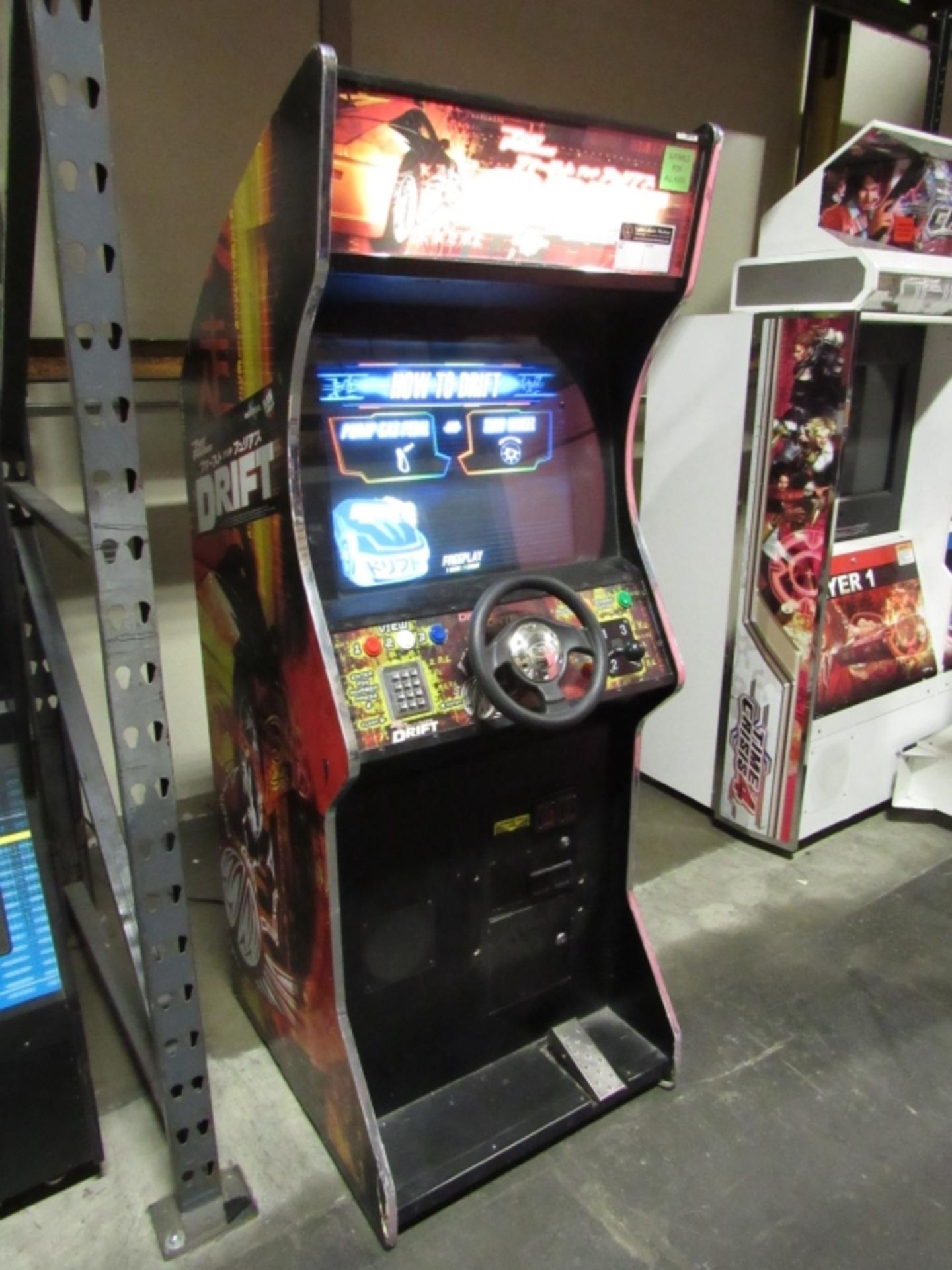 DRIFT FAST & FURIOUS UPRIGHT ARCADE GAME