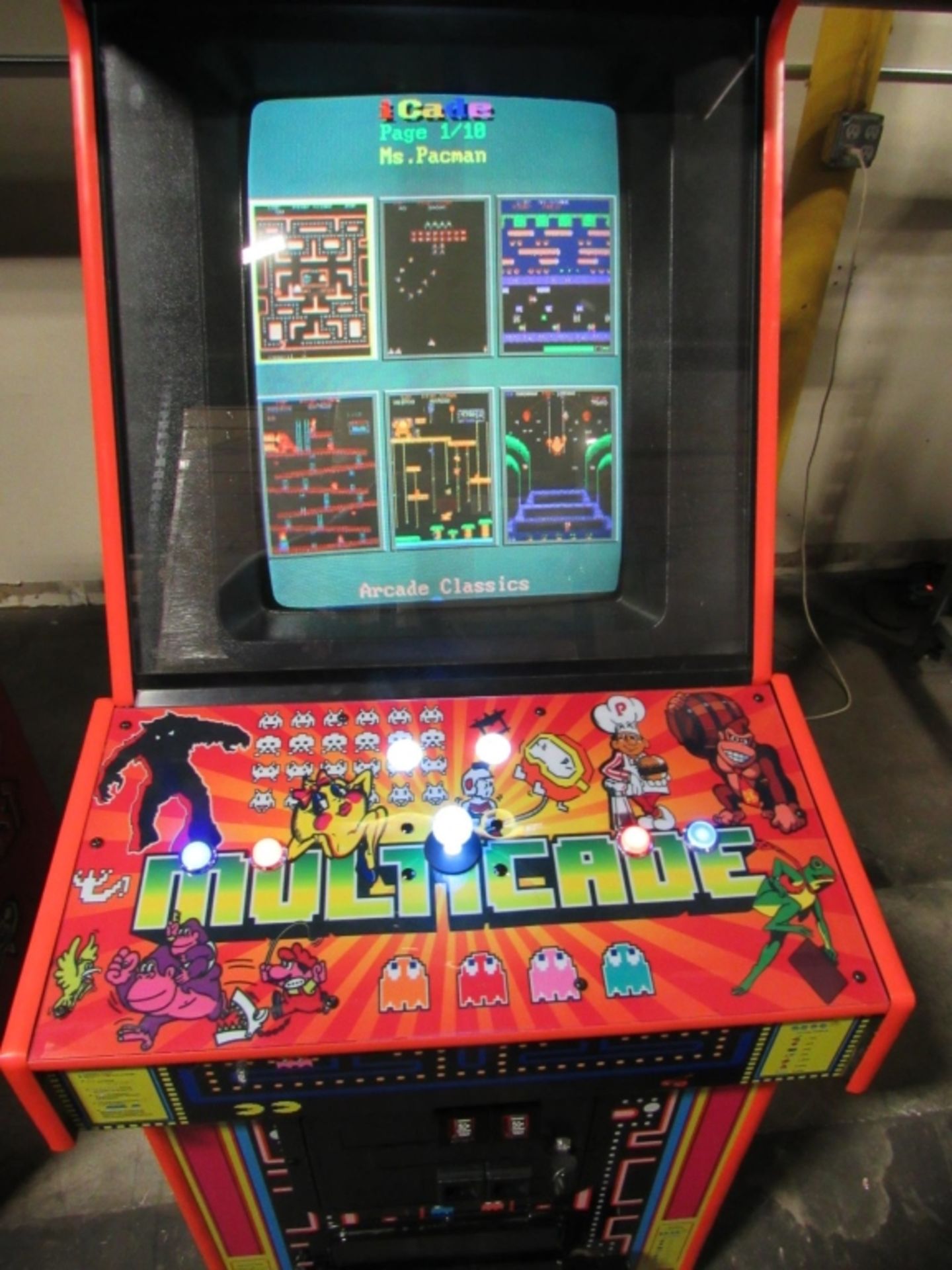 MULTICADE UPRIGHT 60 IN 1 CLASSIC ARCADE GAMES VT - Image 10 of 10