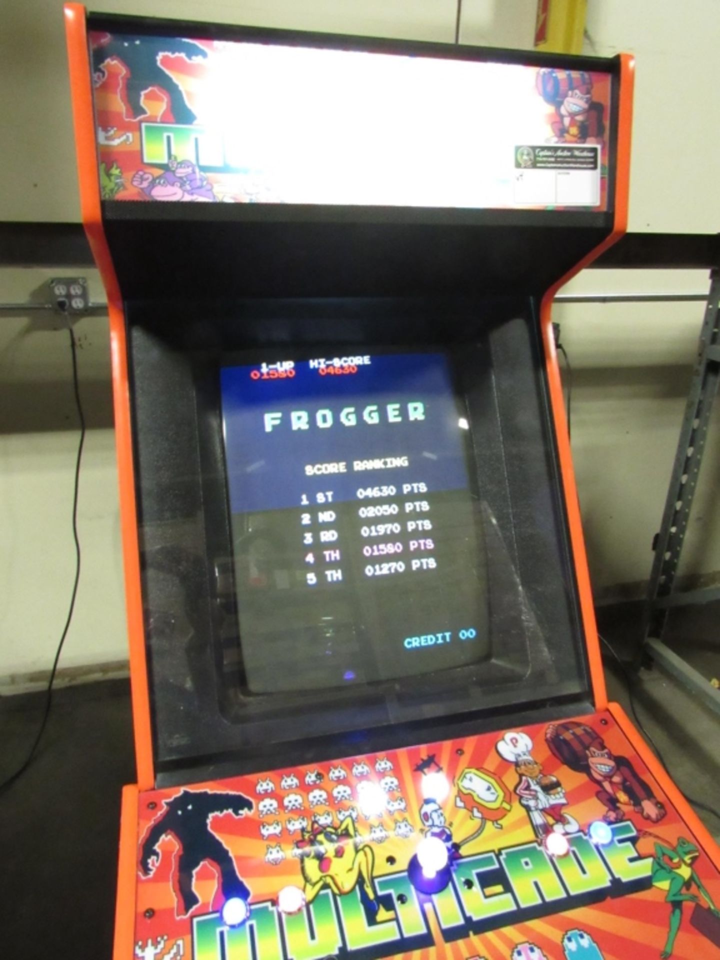 MULTICADE UPRIGHT 60 IN 1 CLASSIC ARCADE GAMES VT - Image 4 of 10