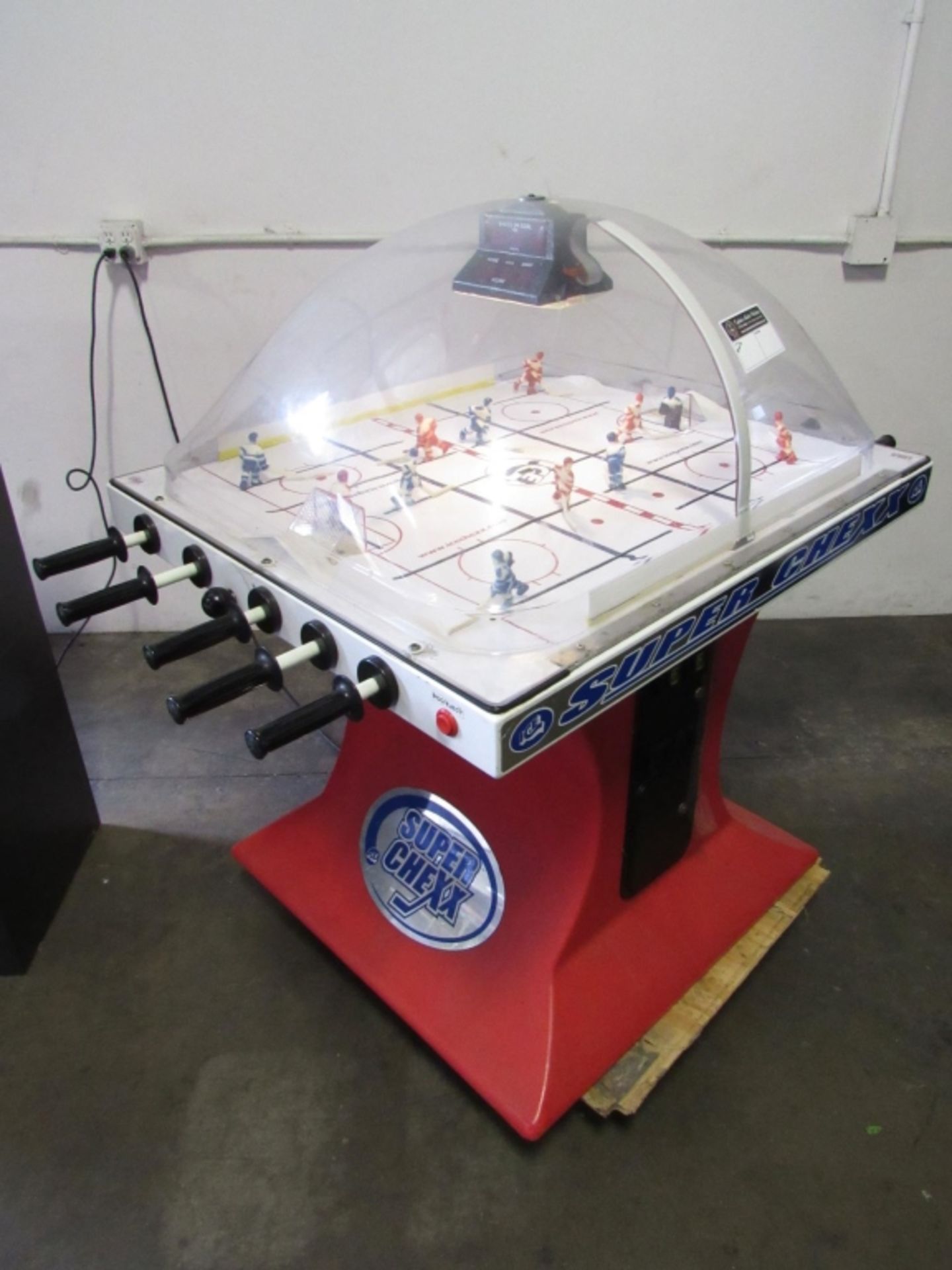 SUPER CHEXX BUBBLE TOP HOCKEY ARCADE GAME