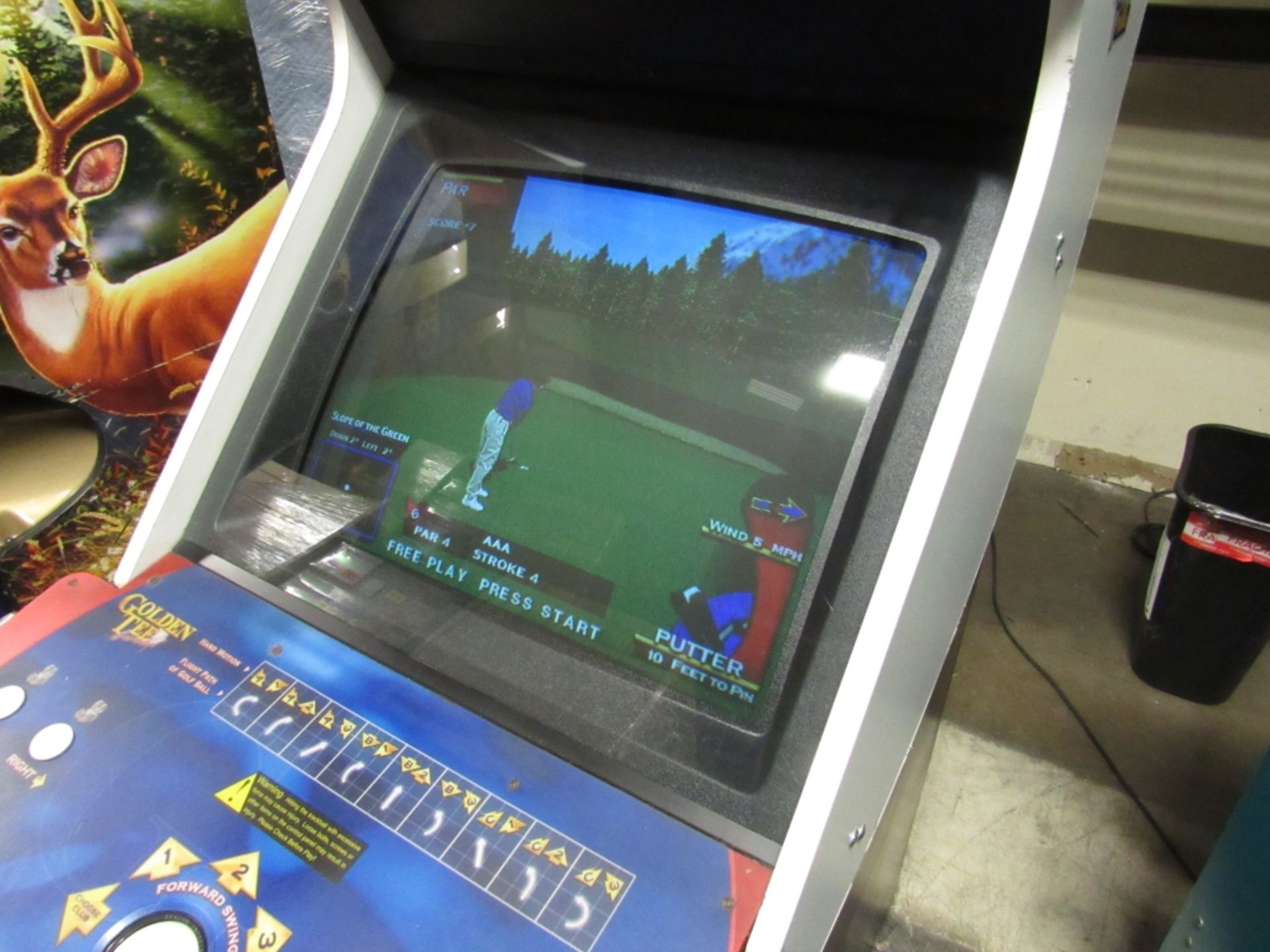 GOLDEN TEE FORE! 2005 GOLF SPORTS ARCADE GAME - Image 3 of 6
