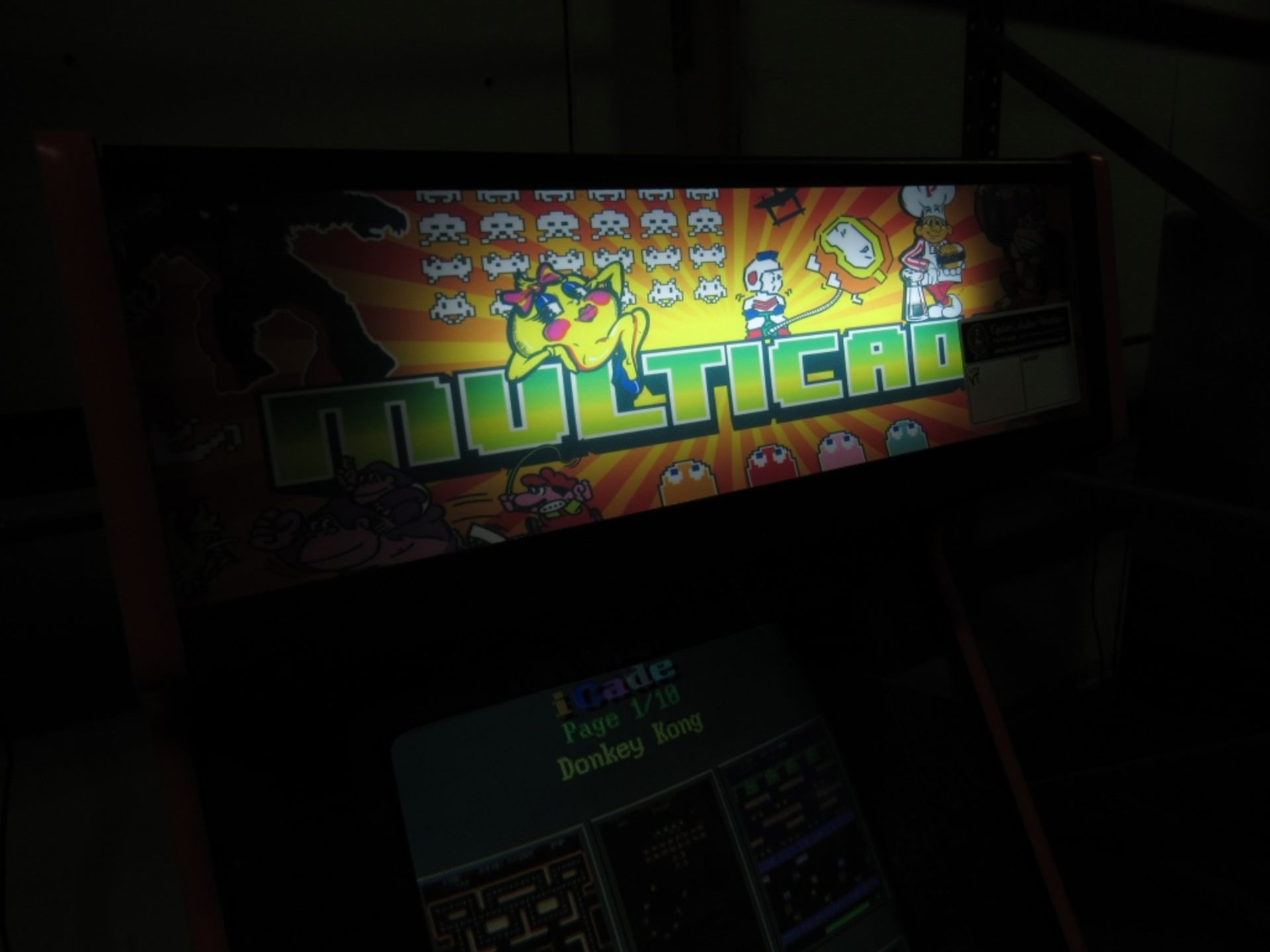 MULTICADE UPRIGHT 60 IN 1 CLASSIC ARCADE GAMES VT - Image 7 of 10