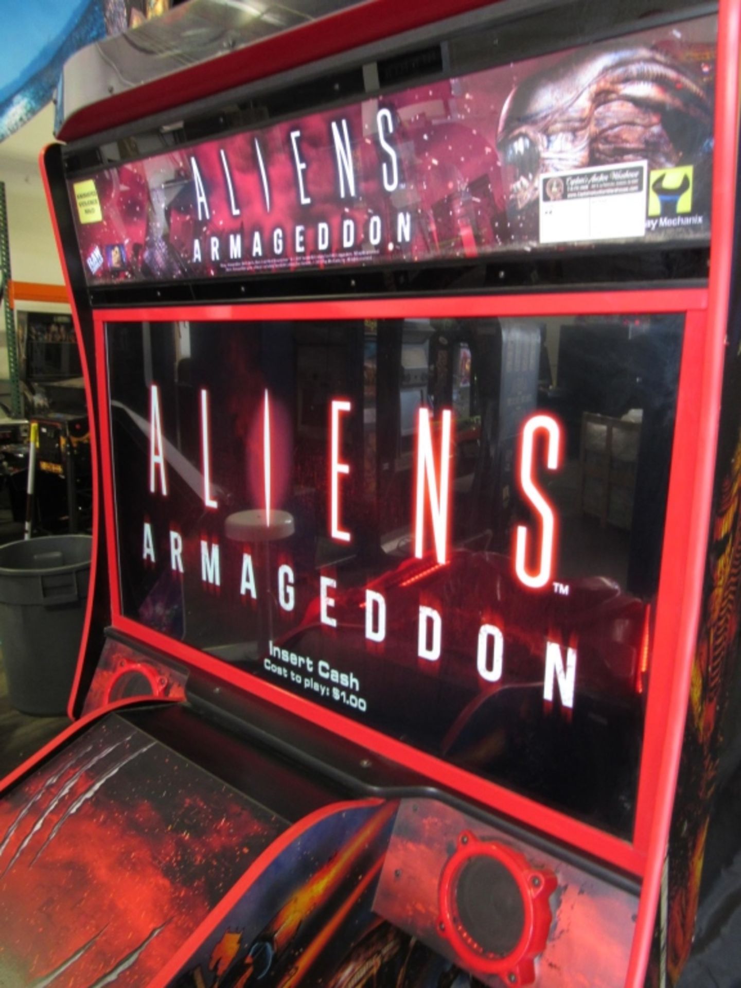 ALIENS ARMAGEDDON 55" LCD DELUXE ARCADE GAME - Image 9 of 9