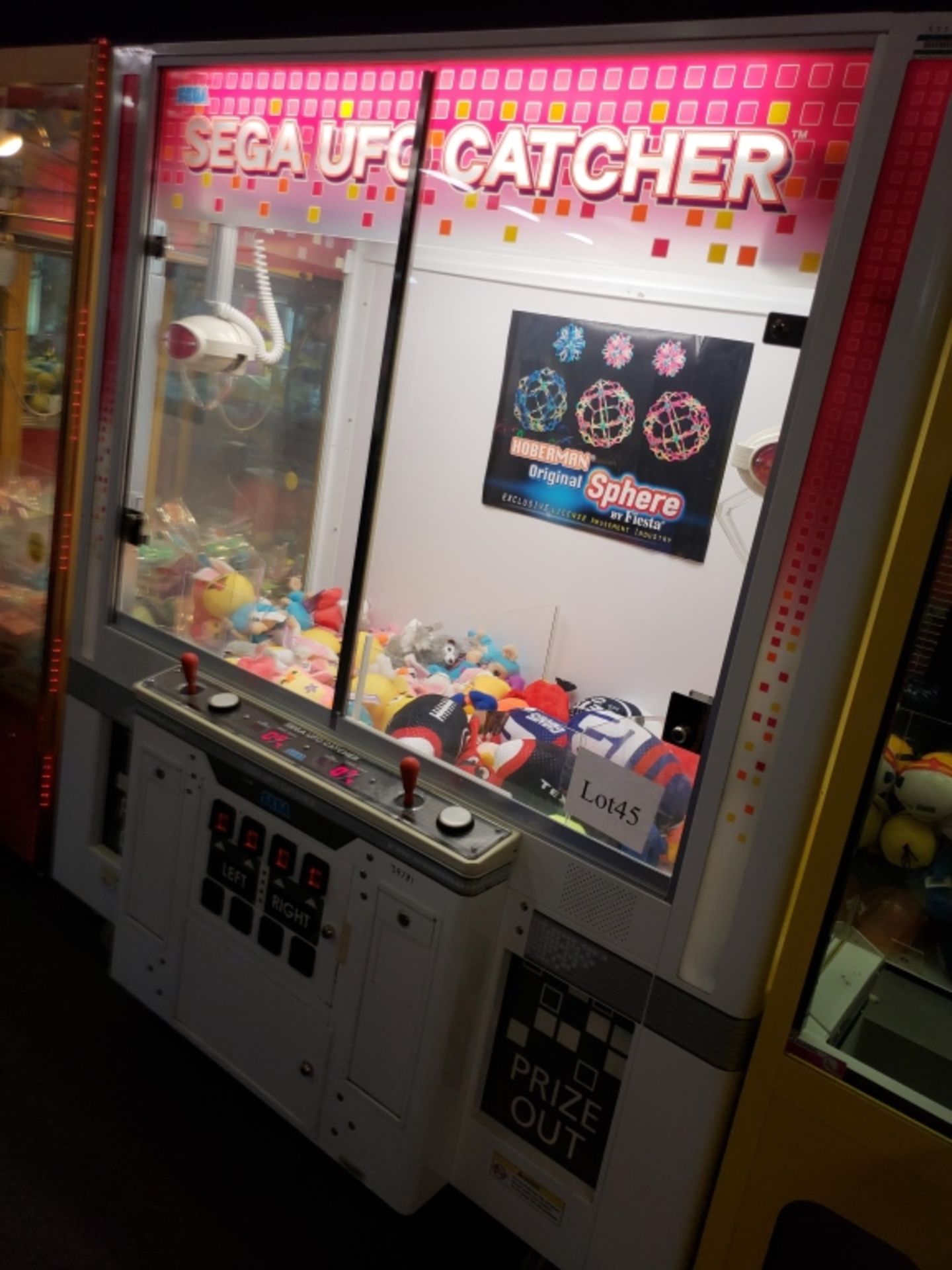 UFO CATCHER 60" SEGA MERCHANDISE MACHINE