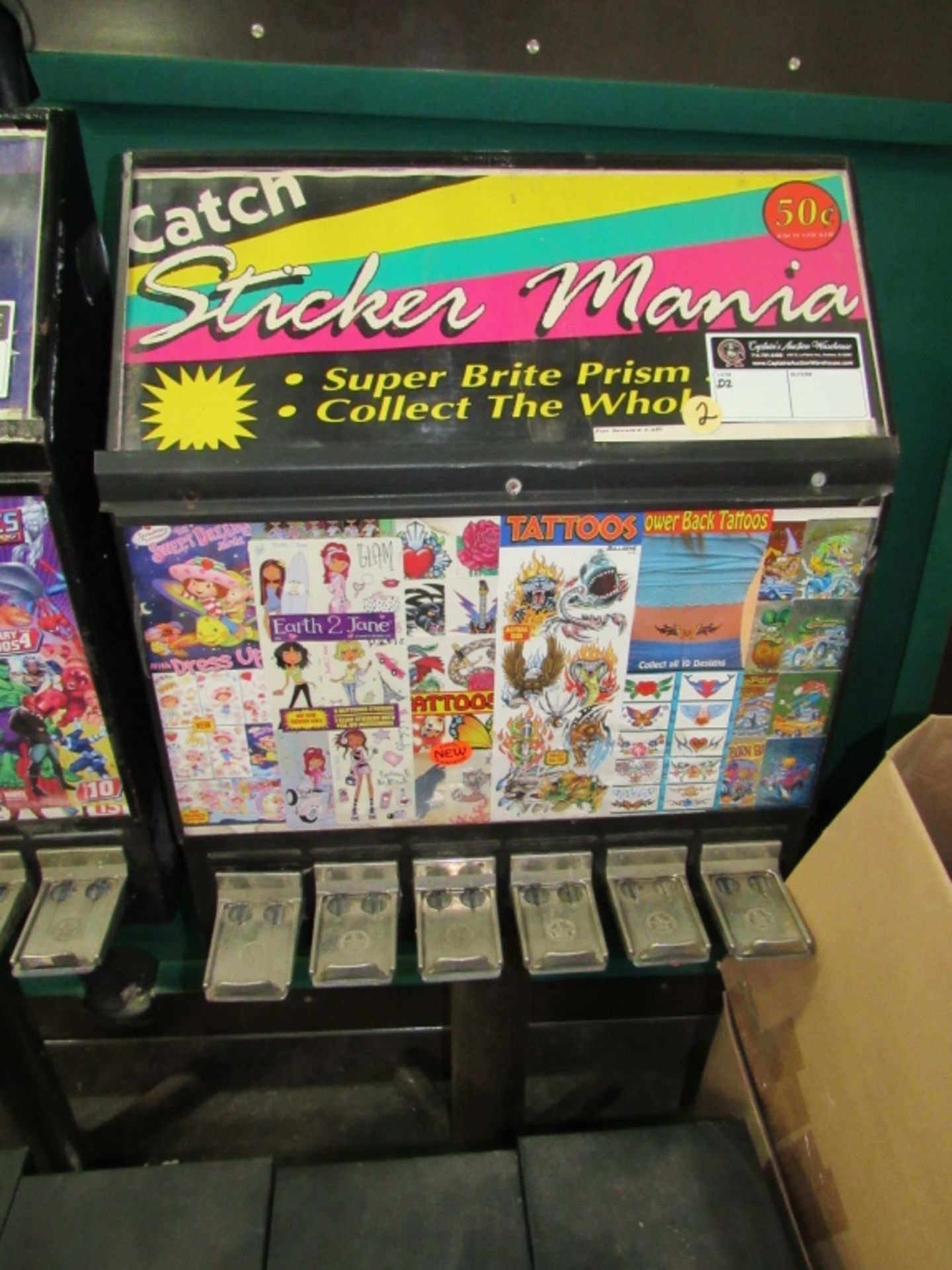 STICKER MANIA TATTOO STICKER VENDING STAND #2