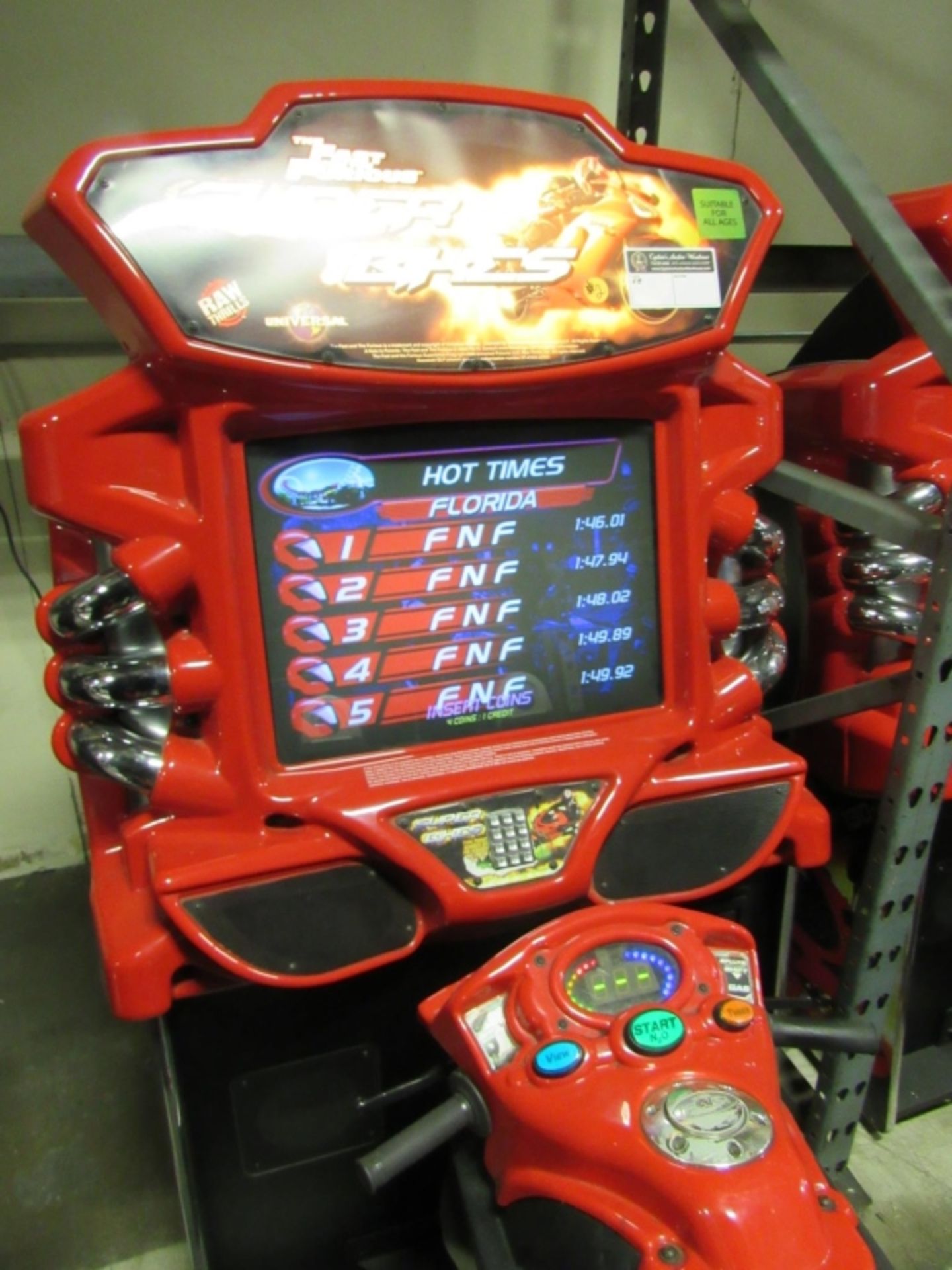 SUPER BIKE FAST & FURIOUS RACING ARCADE GAME #2 - Image 6 of 7