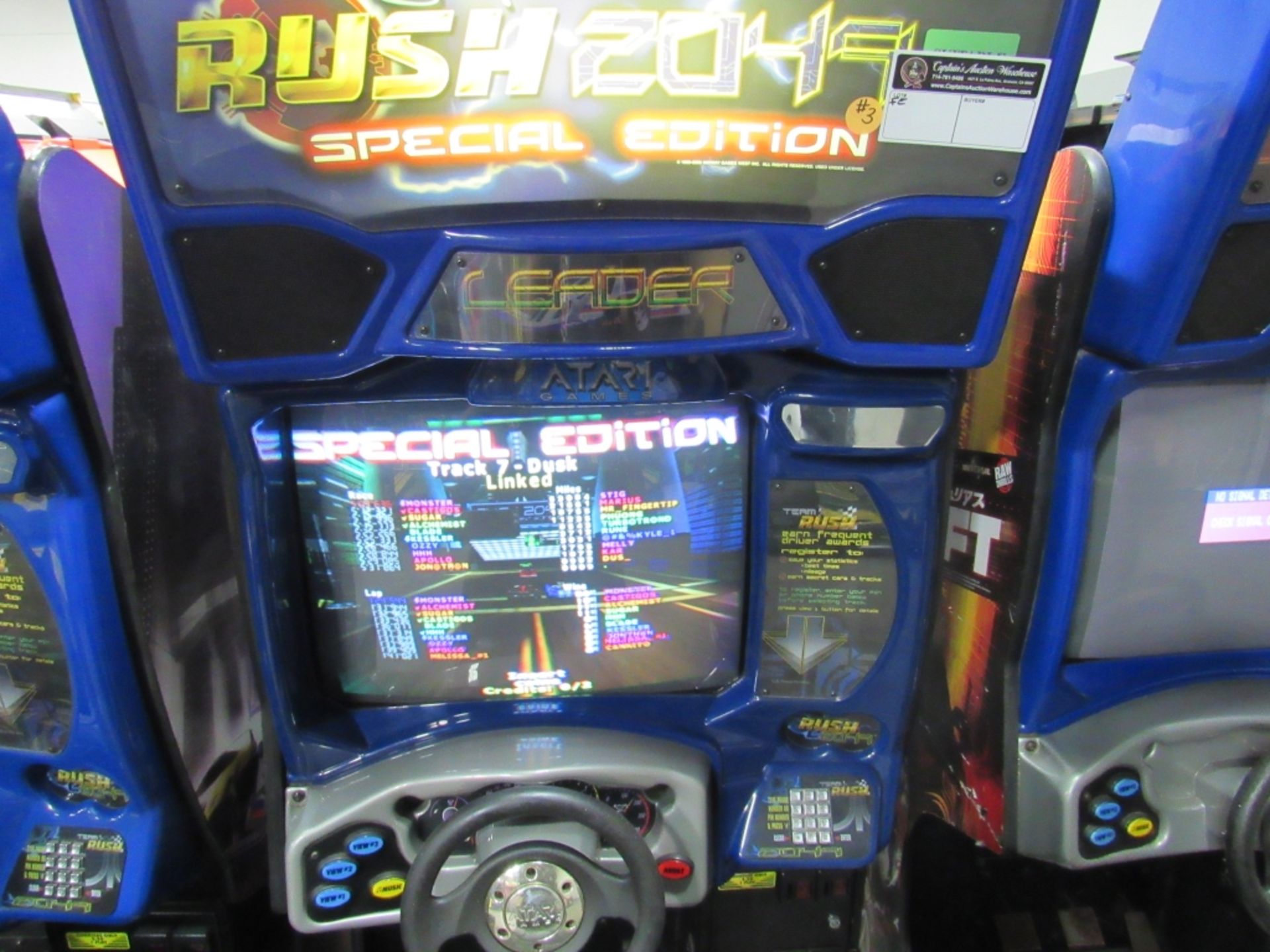 RUSH 2049 SPECIAL ED. RACING ARCADE GAME #3 - Image 4 of 4