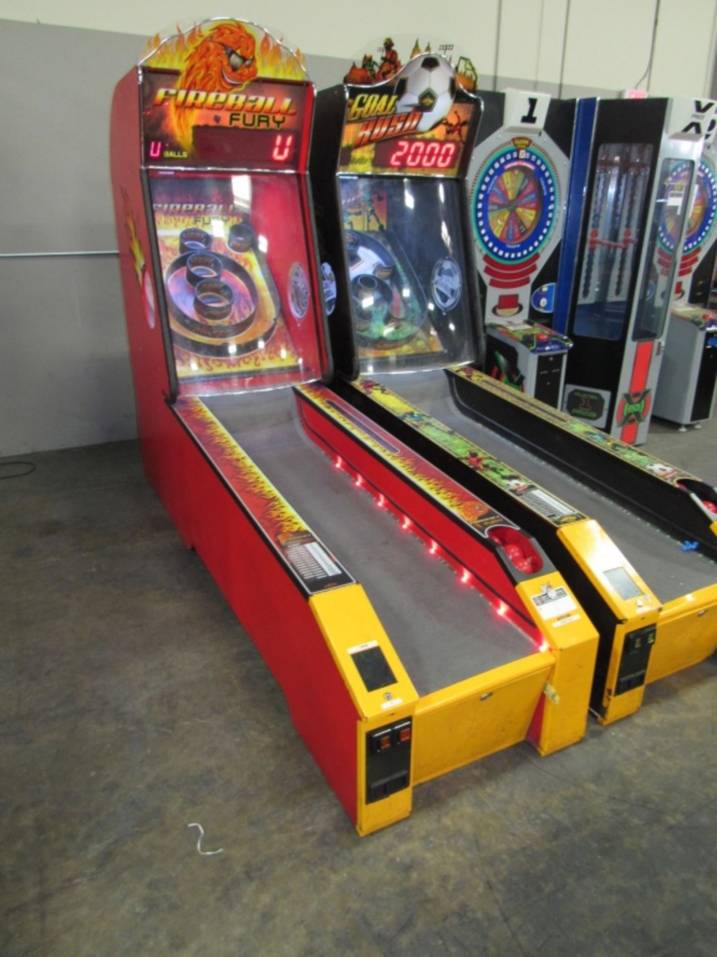 FIREBALL FURY ALLEY ROLLER TICKET REDEMPTION GAME