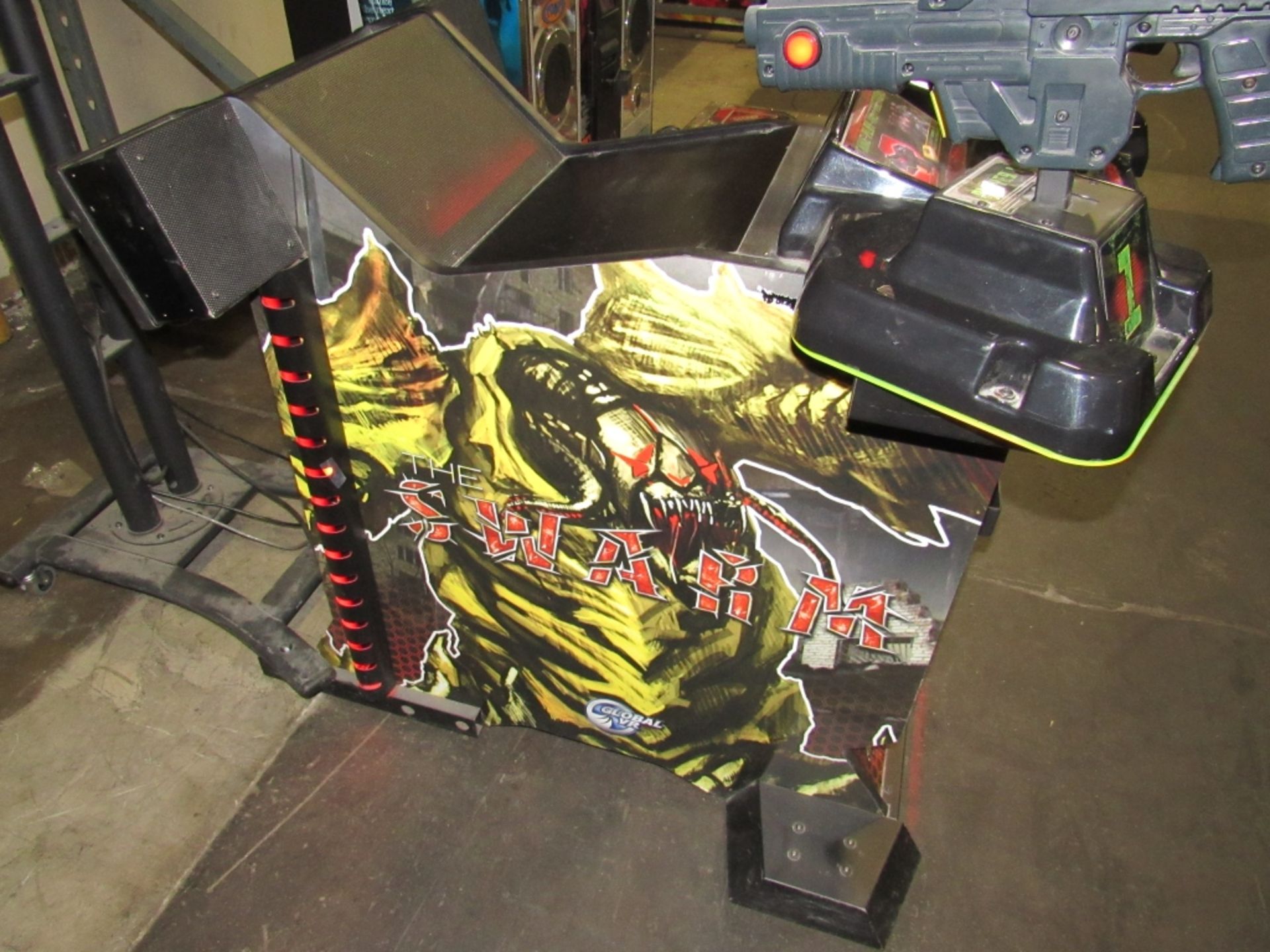 THE SWARM DEDICATED FIXED GUN SHOOTER ARCADE GAME - Image 9 of 9