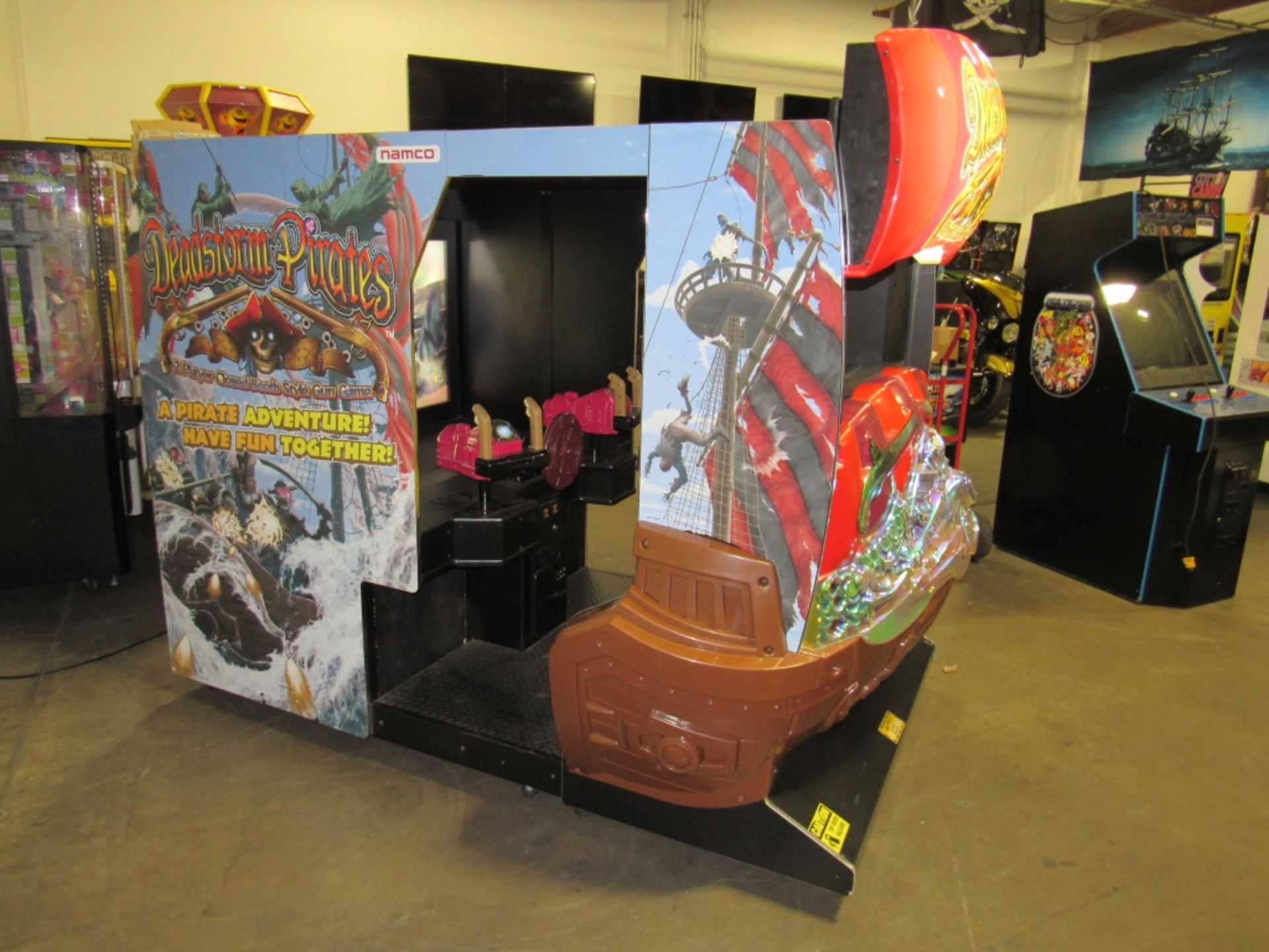 DEADSTORM PIRATES DELUXE FIXED GUN ARCADE GAME - Image 2 of 12