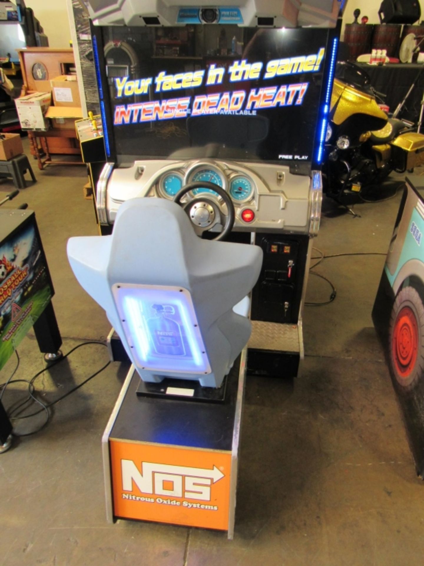 DEAD HEAT 42" DELUXE RACING ARCADE GAME NAMCO - Image 4 of 5