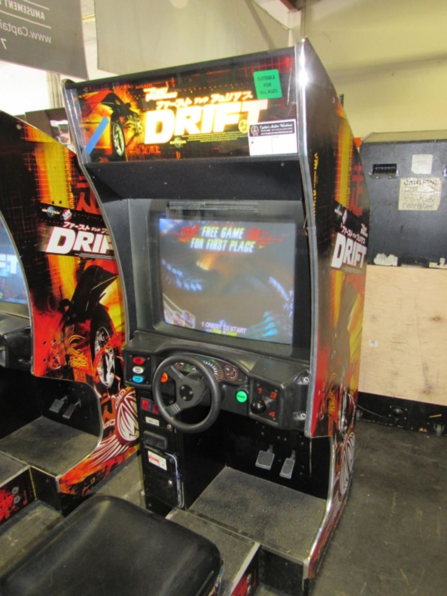 DRIFT FAST & FURIOUS RACING ARCADE GAME #2 - Image 3 of 3