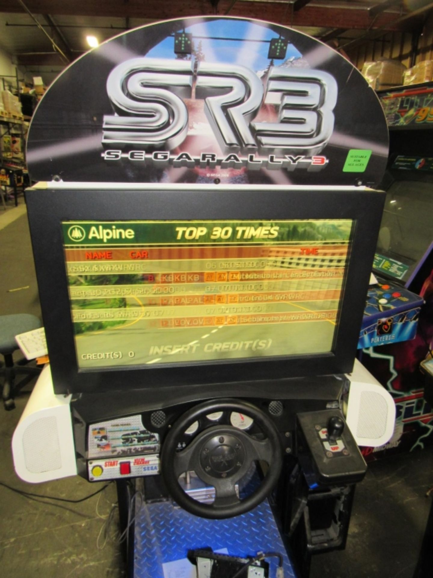 SEGA RALLY 3 DX 40" LCD RACING ARCADE GAME SEGA - Image 3 of 5