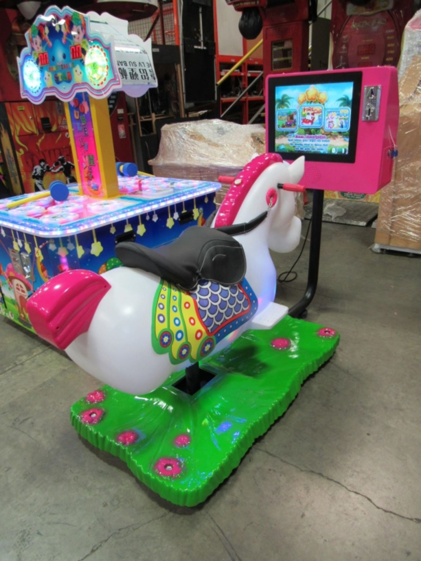 GLOWING PONY LCD KIDDIE RIDE BRAND NEW