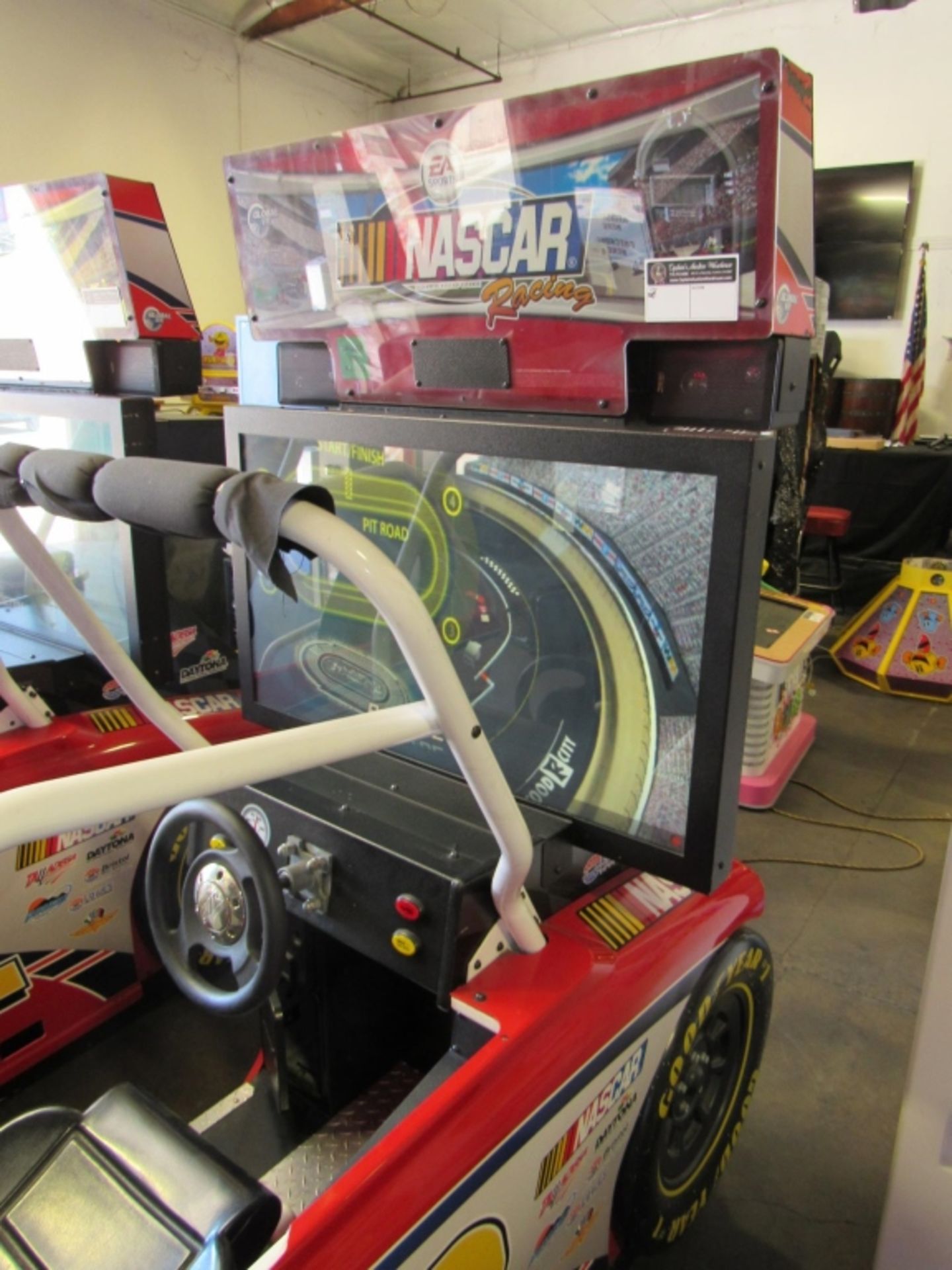 NASCAR RACING DELUXE 42" LCD ARCADE GAME GLOBAL #2 - Image 4 of 5