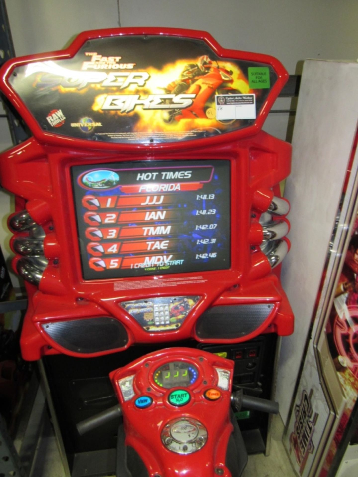 SUPER BIKE FAST & FURIOUS RACING ARCADE GAME #1 - Image 4 of 5