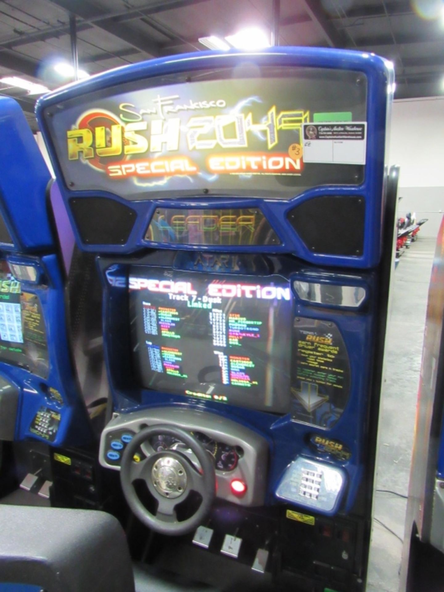 RUSH 2049 SPECIAL ED. RACING ARCADE GAME #3 - Image 3 of 4