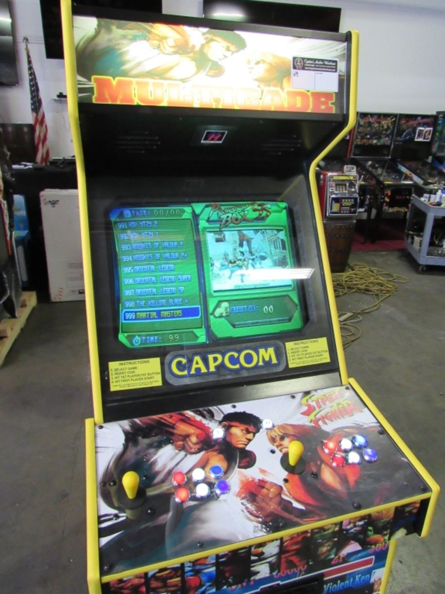 MULTICADE UPRIGHT 999 IN 1 PANDORA5 ARCADE GAME - Image 3 of 4