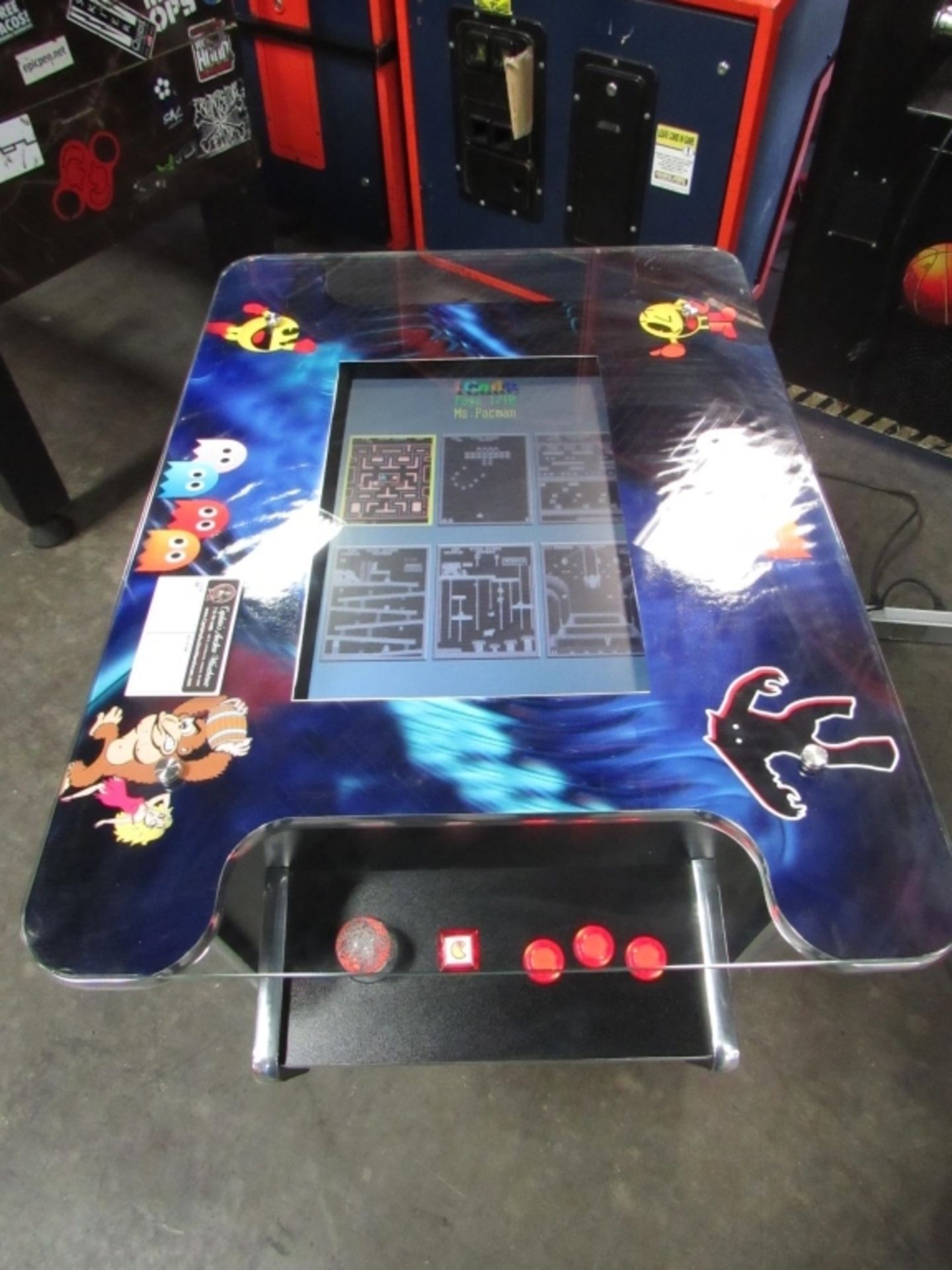 60 IN 1 NEW MULTICADE COCKTAIL TABLE ARCADE GAME - Image 6 of 6