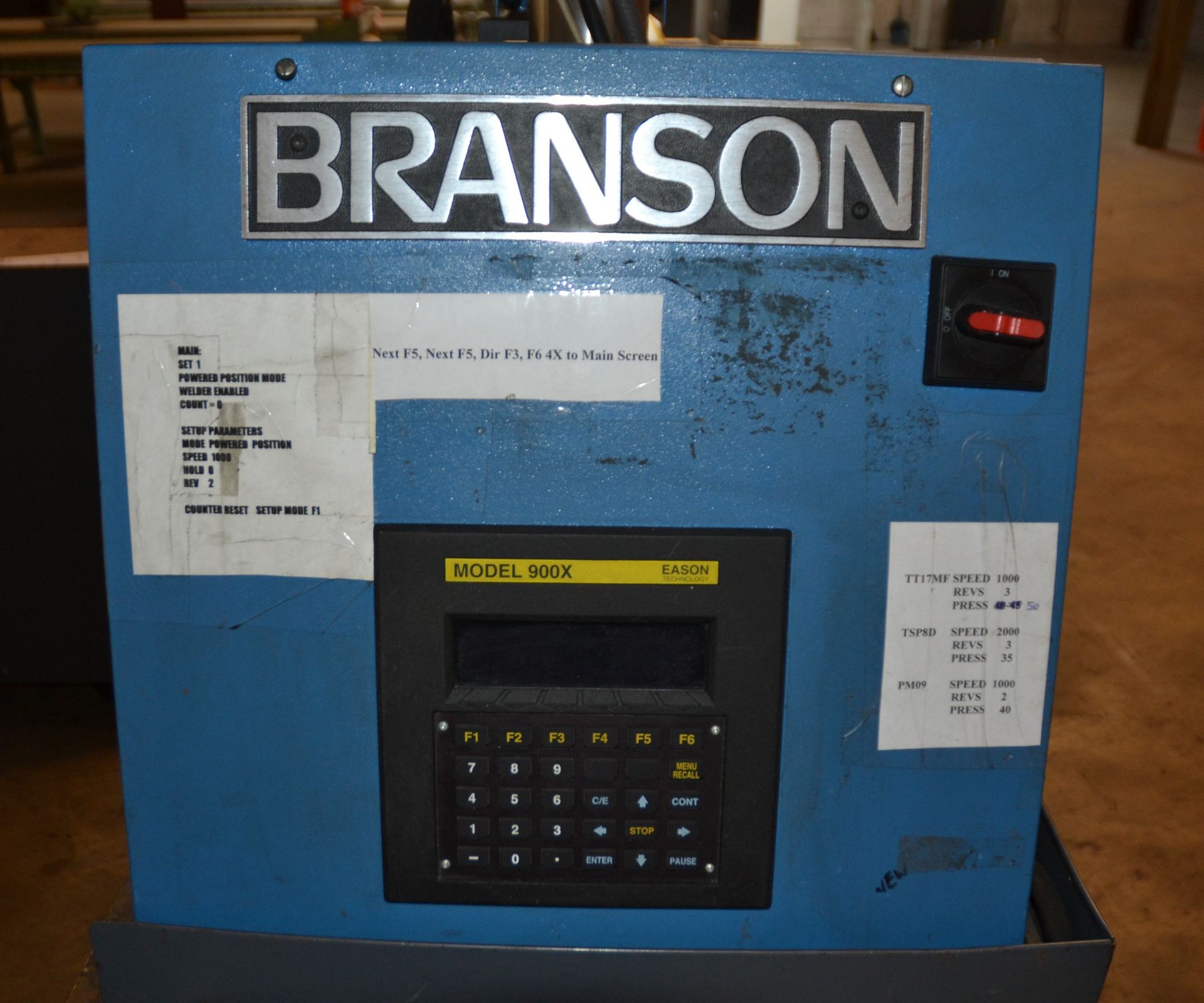 BRANSON 900X SPIN WELDER - Image 2 of 2