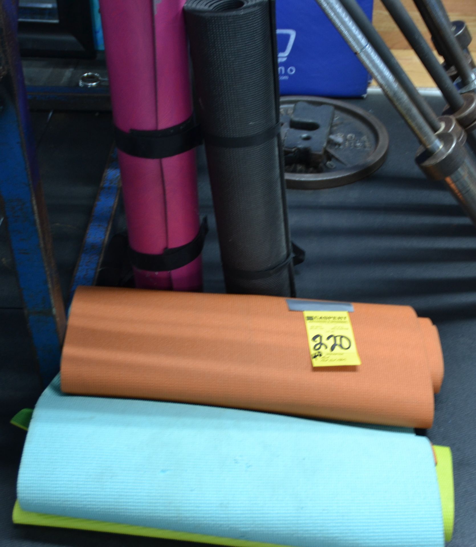 ASSORTED ROLL OUT YOGA MATS