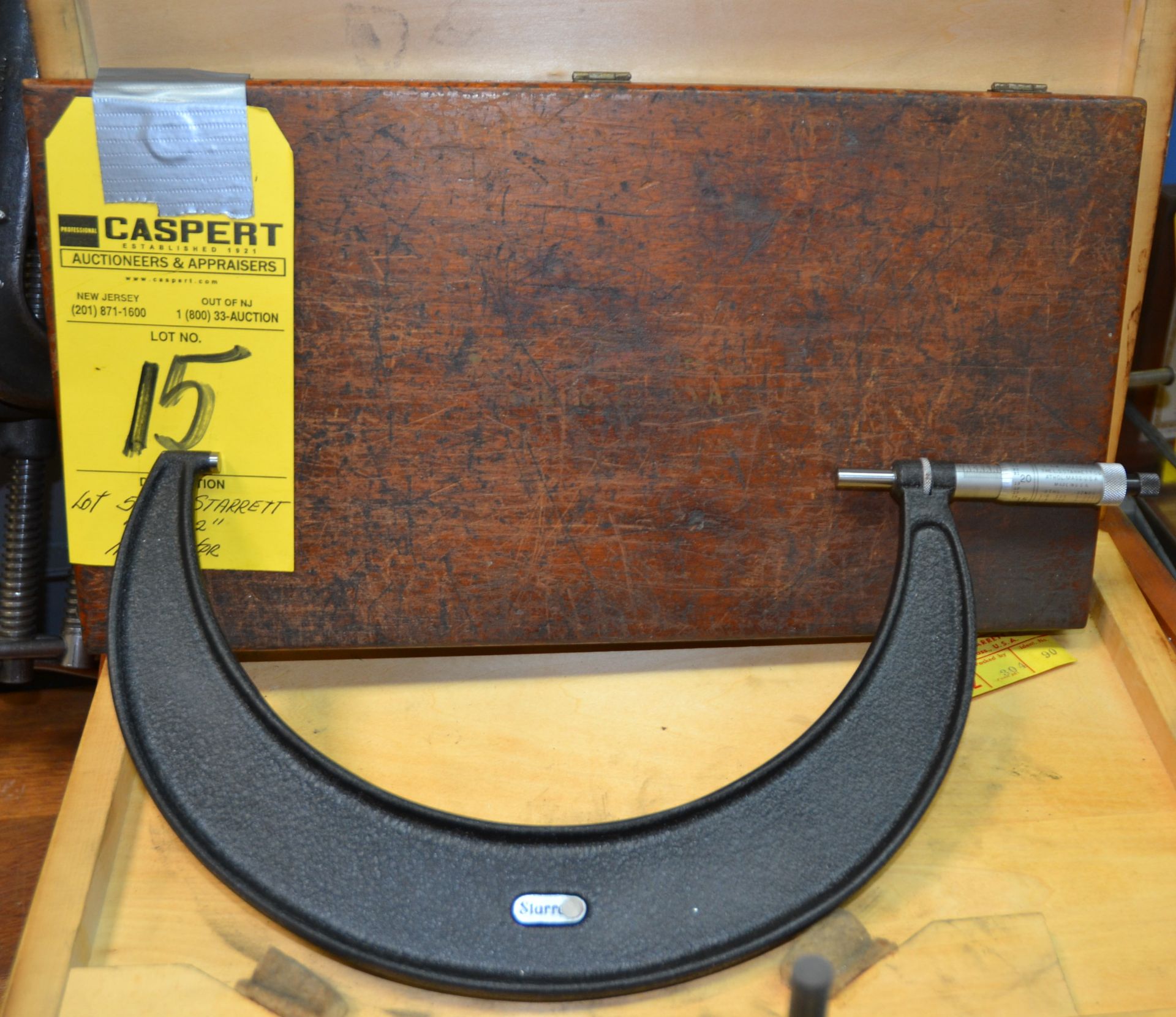 5 PC. STARRETT 7"-12" MICROMETERS WITH RODS