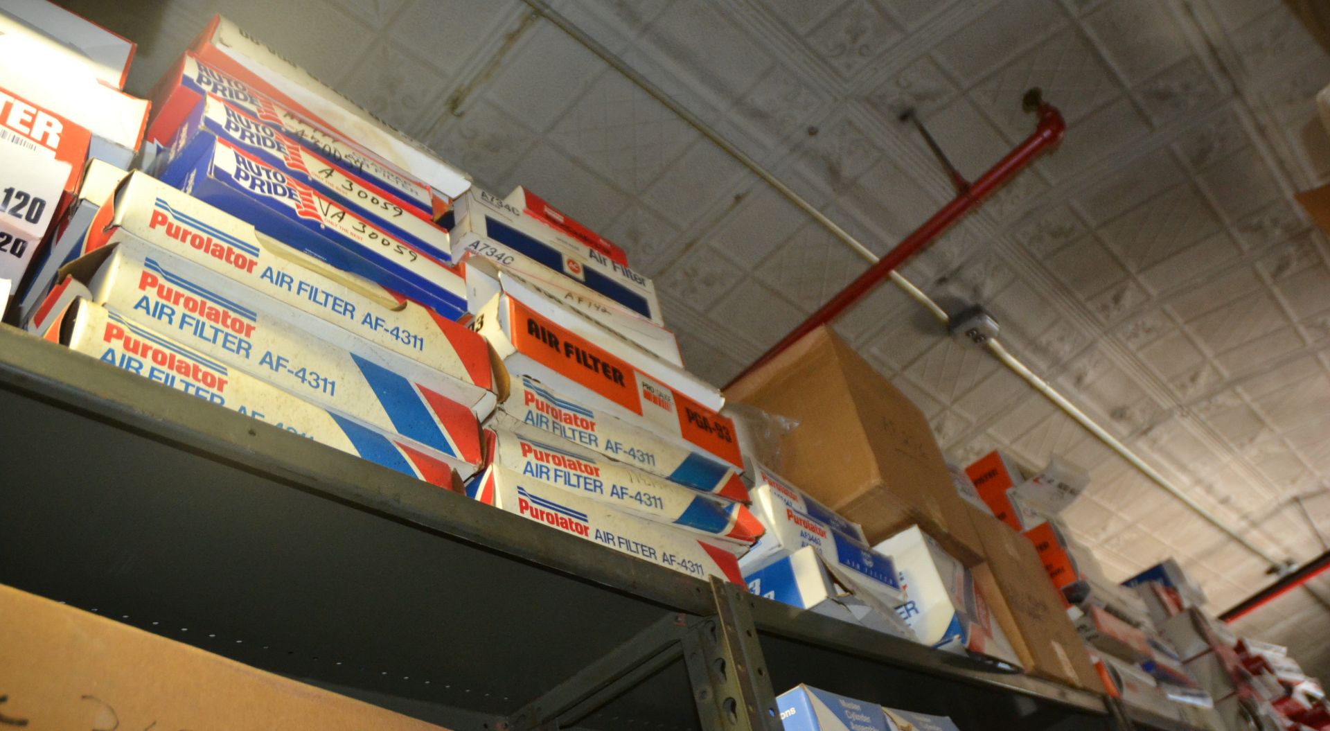 LOT - TOP SHELF OF AIR FILTERS - Image 3 of 4