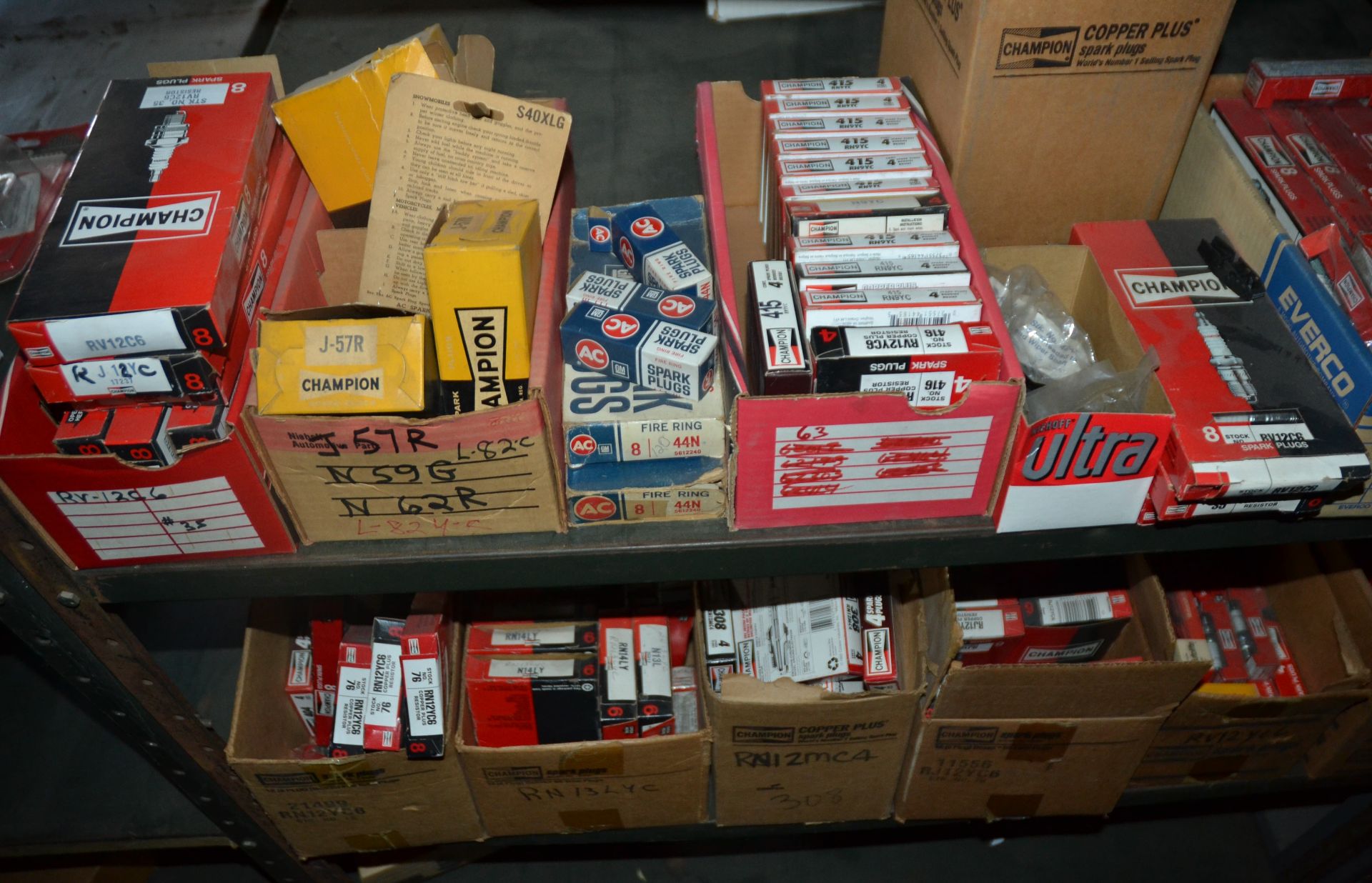 LOT - 5 SHELVES OF CHAMPION SPARK PLUGS - Image 3 of 3