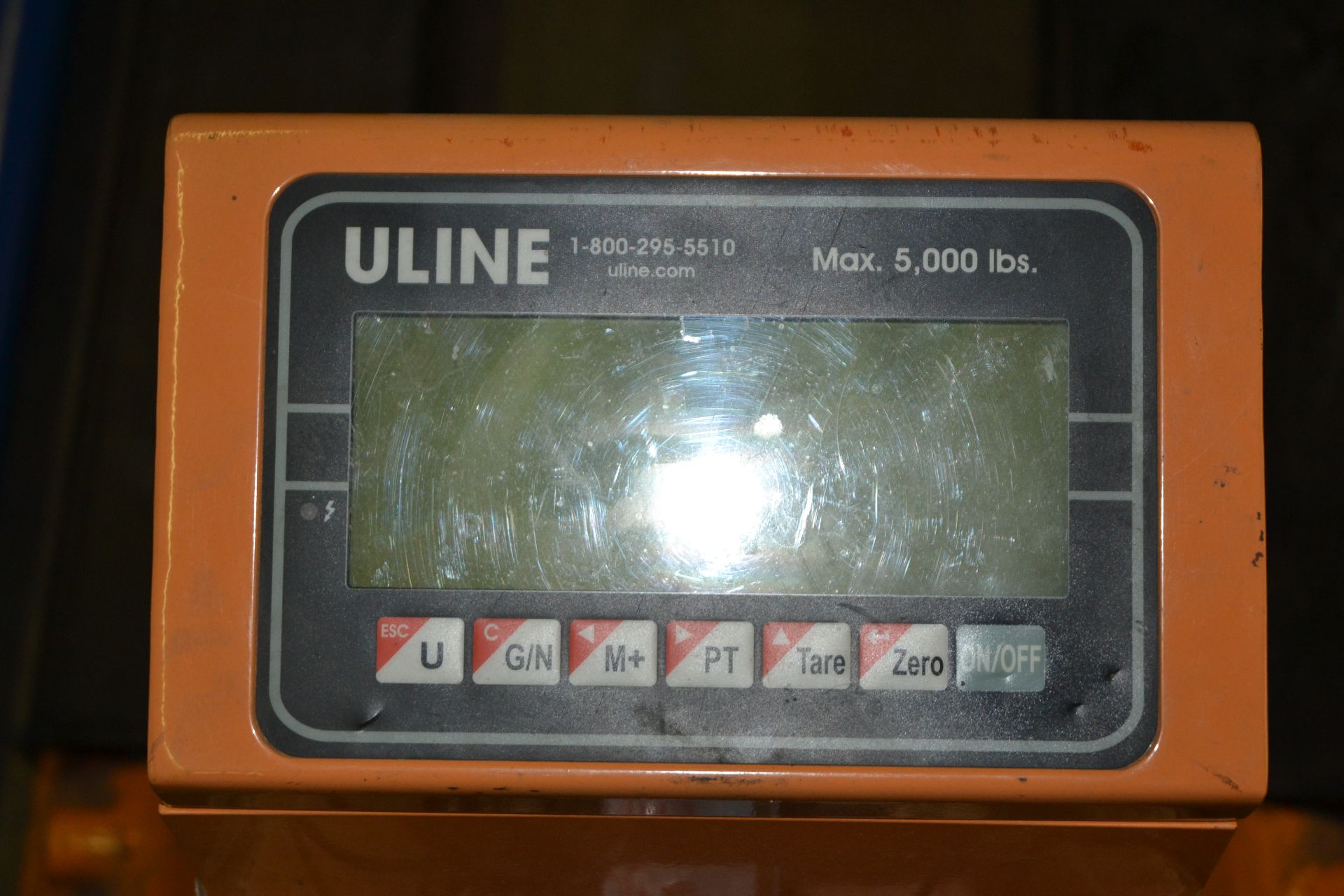 ULINE 5000LB PALLET JACK SCALE H1679 - Image 2 of 2