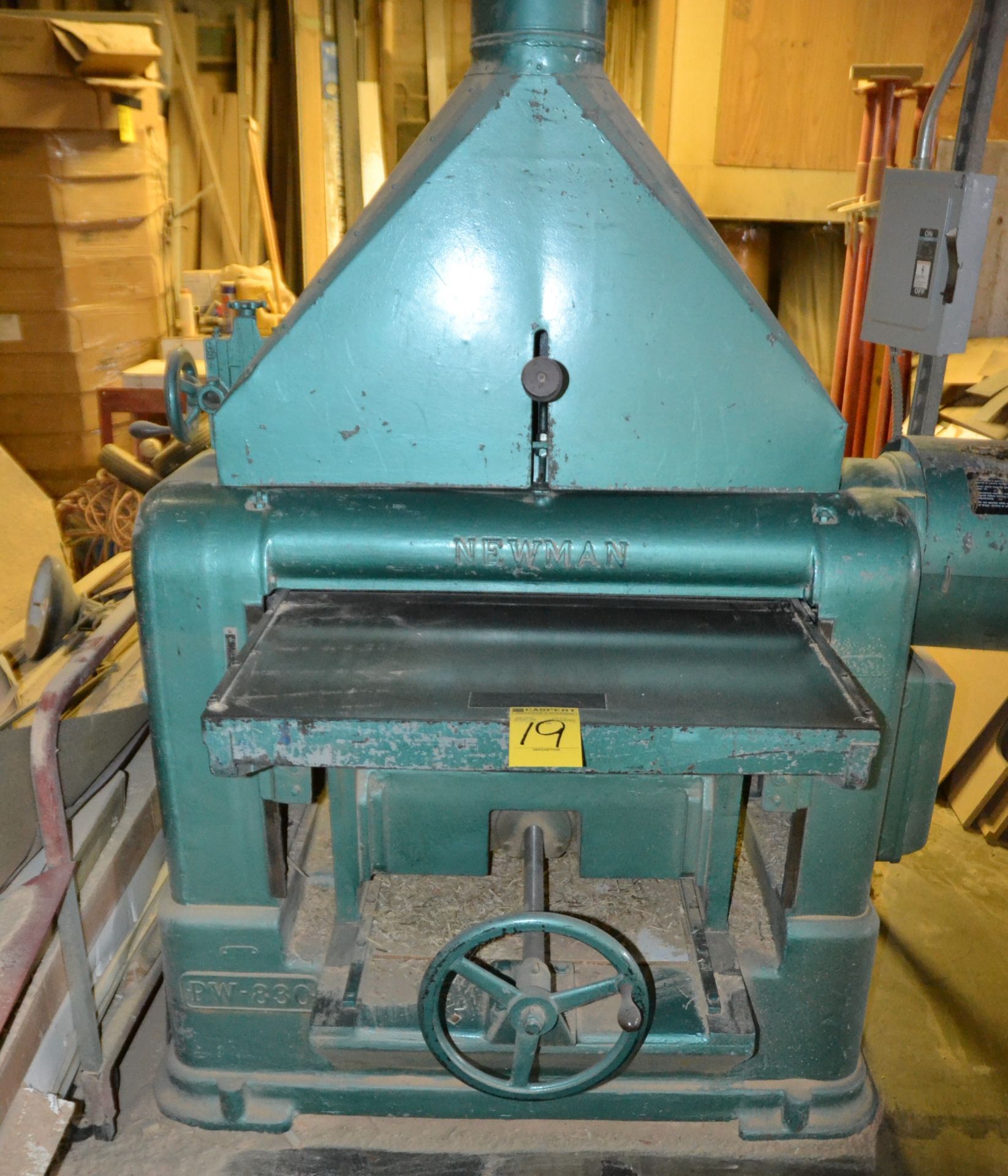 NEWMAN 30" PLANER, MODEL PW-830