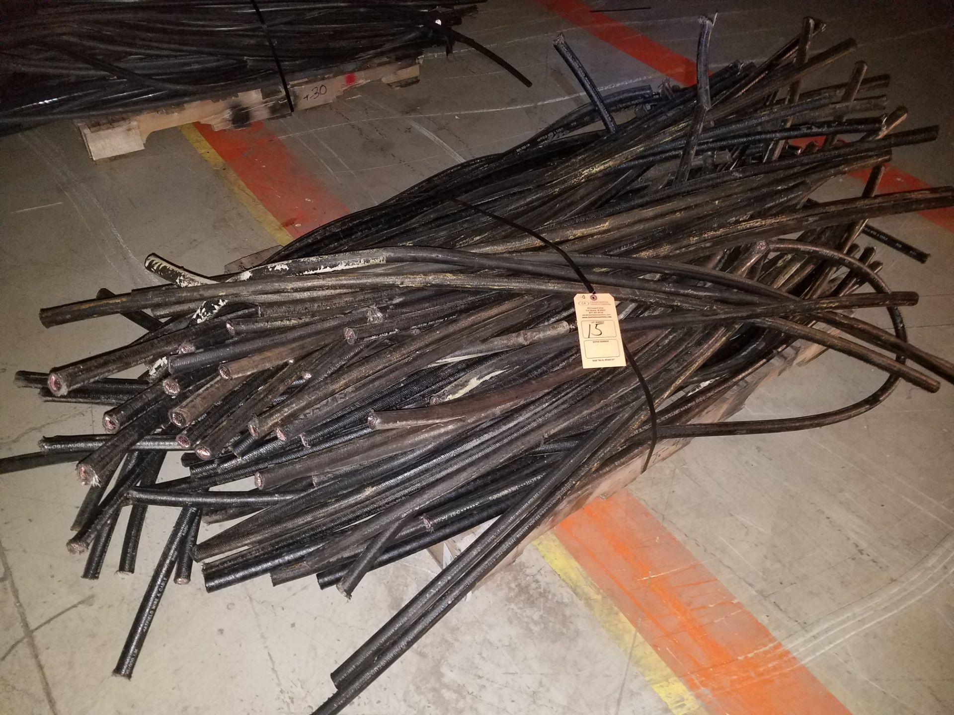 PALLET OF COPPER CABLE-500 MCM (APPROX. 1155 LBS) (LOCATED AT: 709 WEST WALL STREET, MORRISON IL