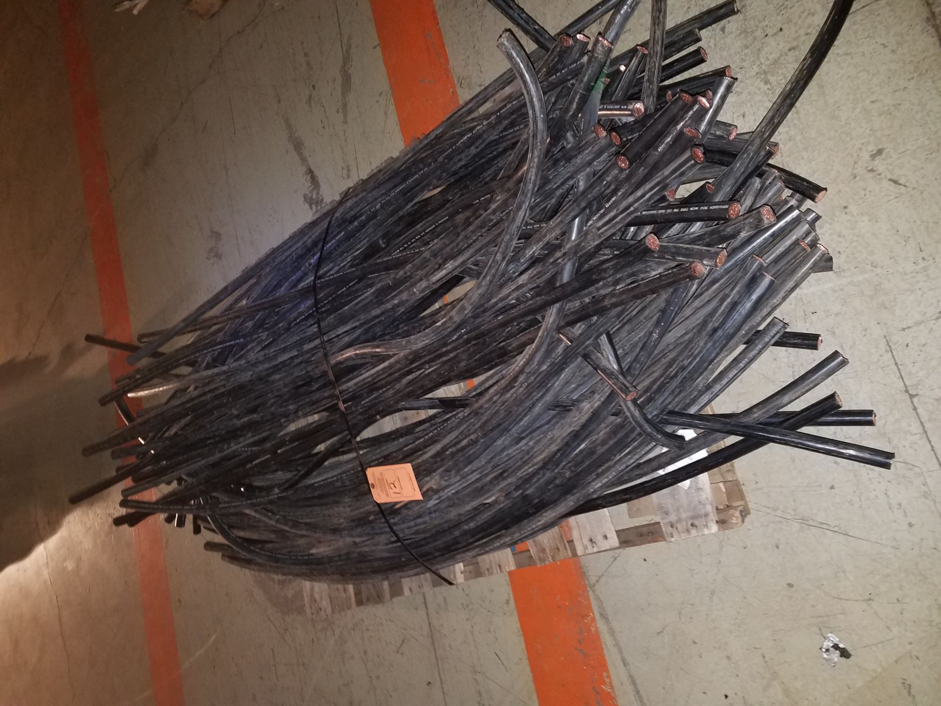 PALLET OF COPPER CABLE-500 MCM (APPROX. 875 LBS) (LOCATED AT: 709 WEST WALL STREET, MORRISON IL