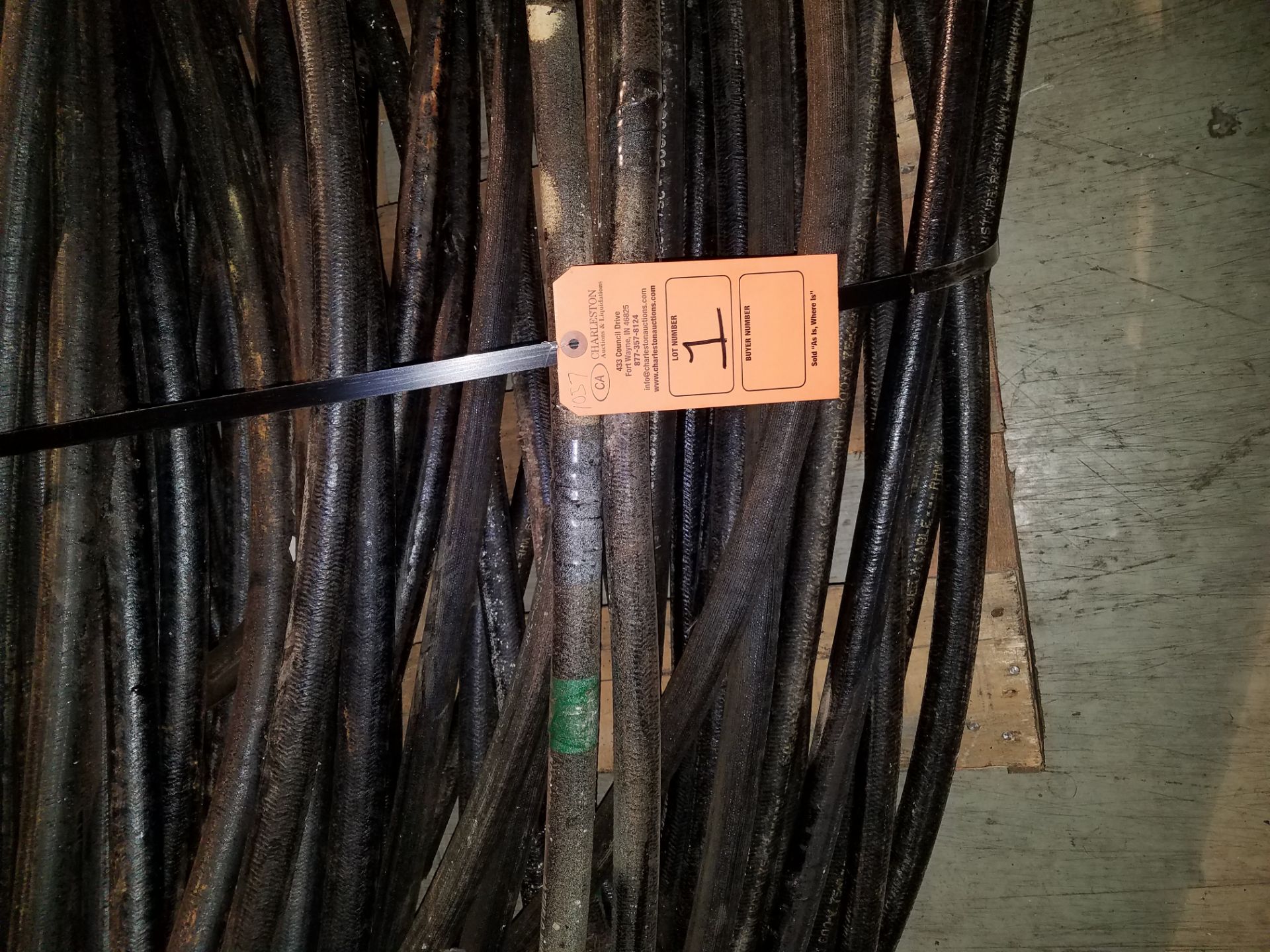 PALLET OF COPPER CABLE-500 MCM (APPROX. 1022 LBS) (LOCATED AT: 709 WEST WALL STREET, MORRISON IL