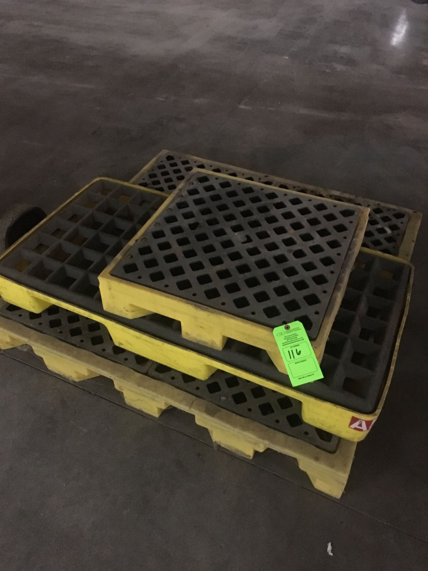 (3) VARIOUS SIZE SPILL TRAYS(LOCATED AT 2000 TAYLOR STREET, FORT WAYNE IN 46802)