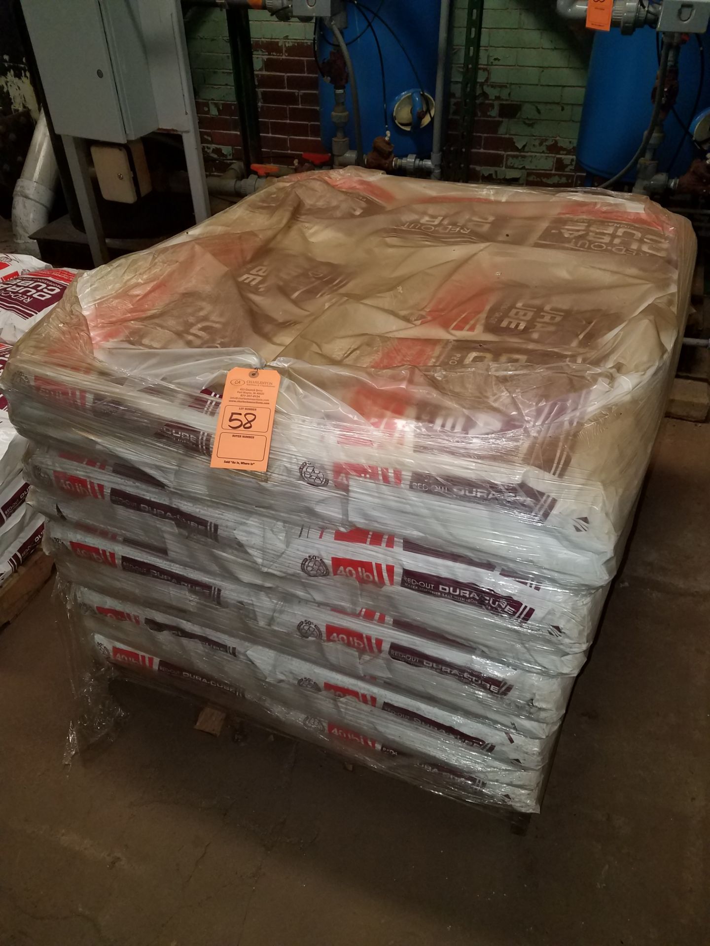 PALLET OF PRO'S PICK RED-OUT DURA CUBE SALT(LOCATED AT 2000 TAYLOR STREET, FORT WAYNE IN 46802)