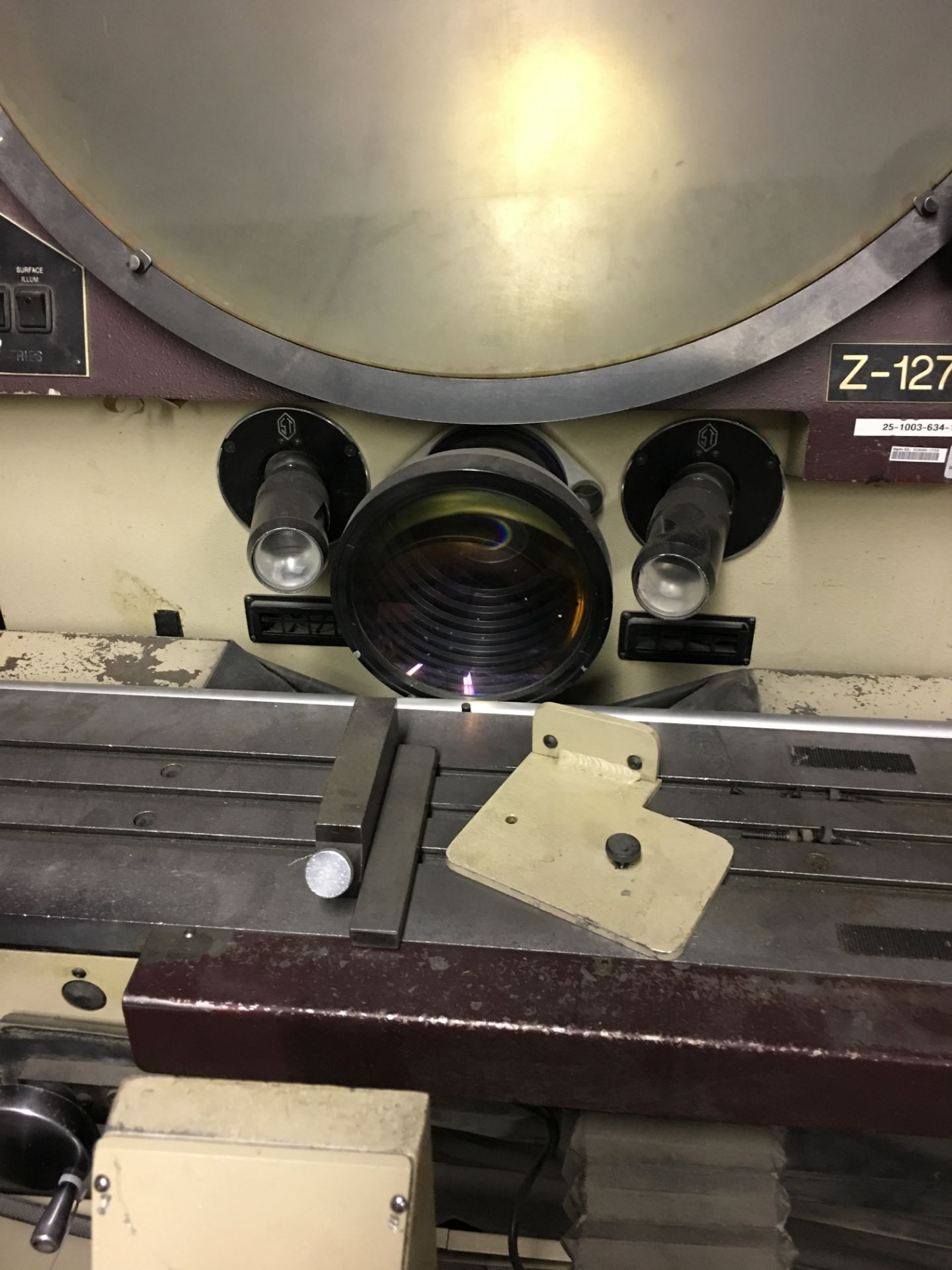 S-T INDUSTRIES OPTICAL COMPARATOR MODEL 22-2600 S#T914802 115 VOLTS, 8 AMPS, 50-60 CYCLES, 1 PHASE( - Image 6 of 6