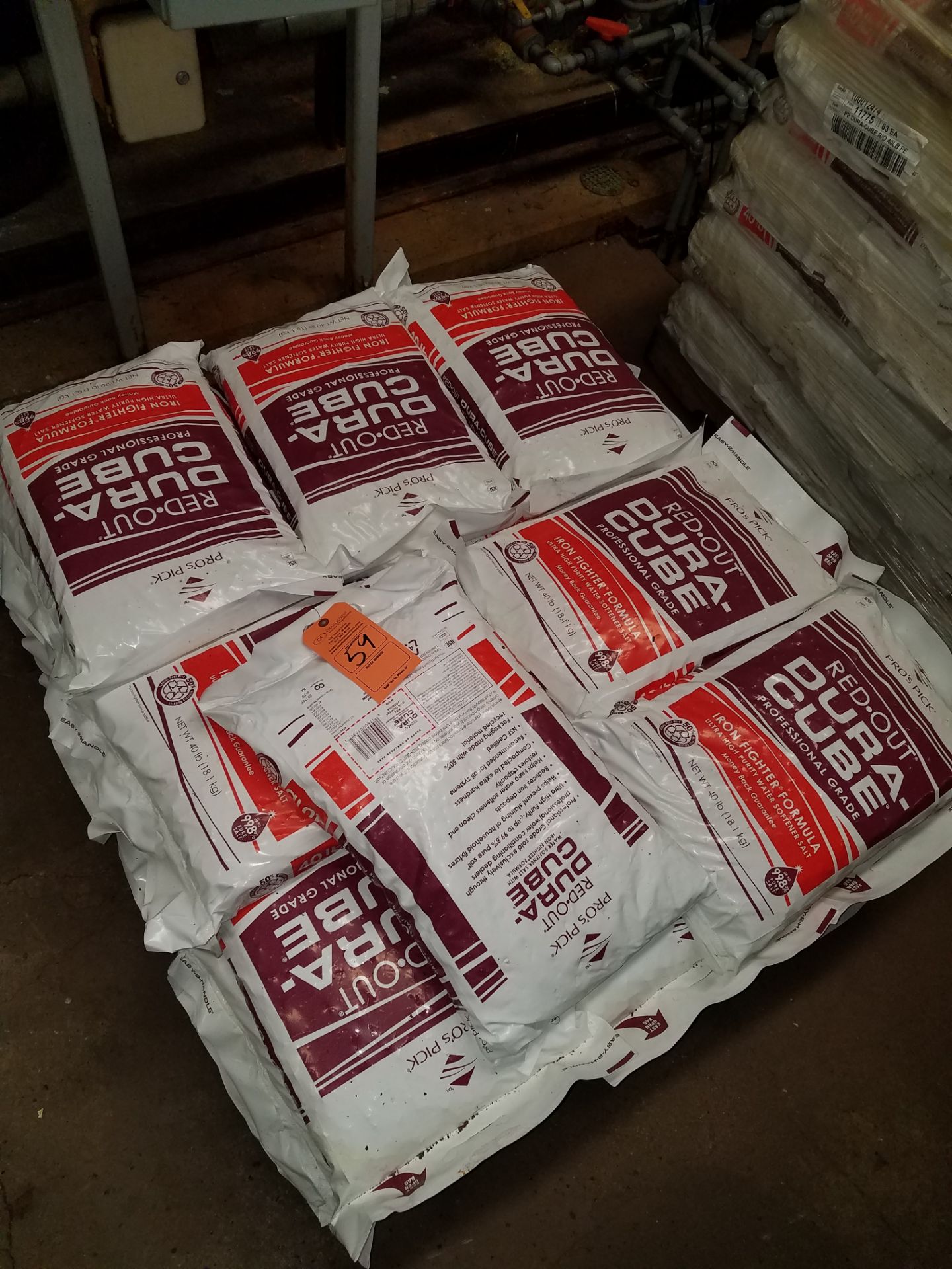 ½ PALLET OF PRO'S PICK RED-OUT DURA CUBE SALT(LOCATED AT 2000 TAYLOR STREET, FORT WAYNE IN 46802)