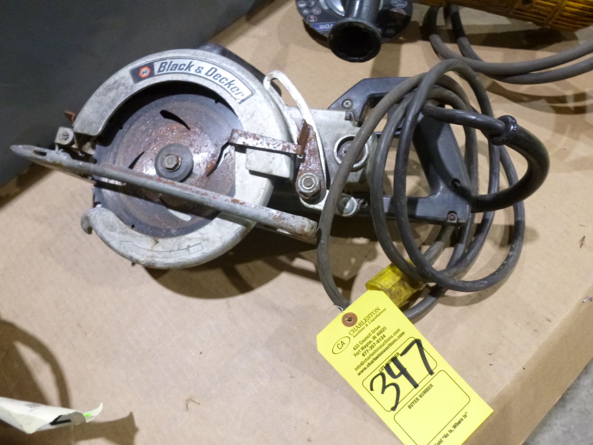 Black and Decker Wormdrive 7 1/4" circular saw