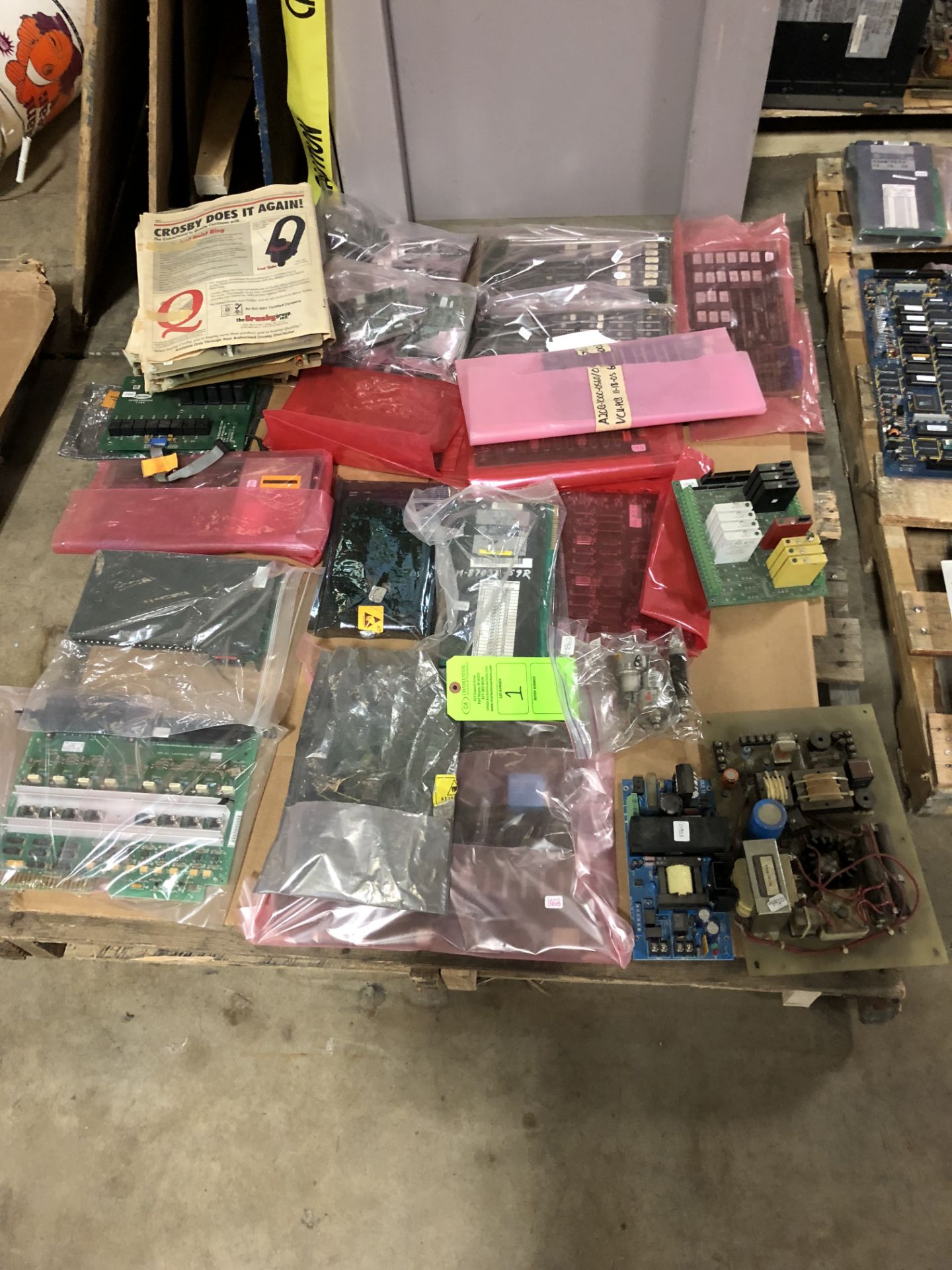 ASSORTED CIRCUIT BOARDS; CNC CONTROLS; PLC ASSORTED BOARDS